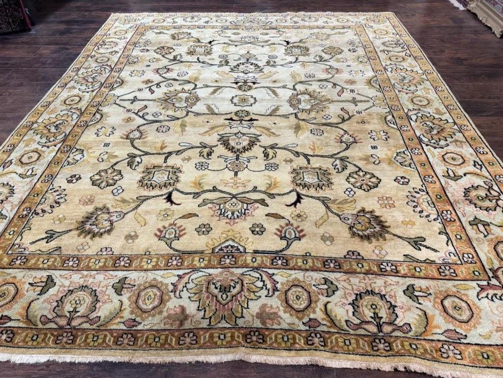 Turkish Oushak Rug 8x10, Vintage Wool Carpet - Jewel Rugs