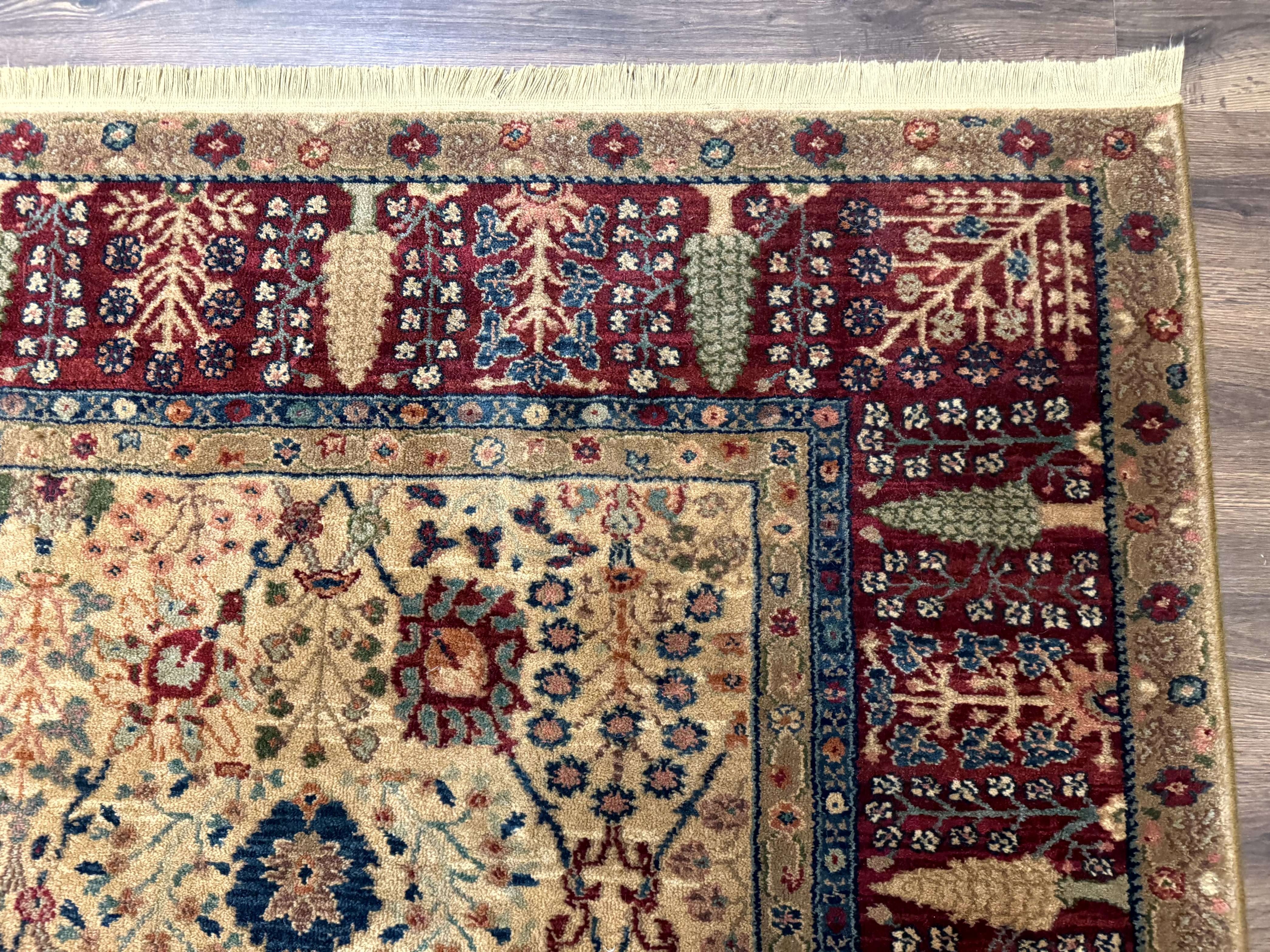 Karastan Rug 8.8 x 10 Samavar Teawash Persian Vase #900 - 901, Wool Vintage Discontinued - Jewel Rugs