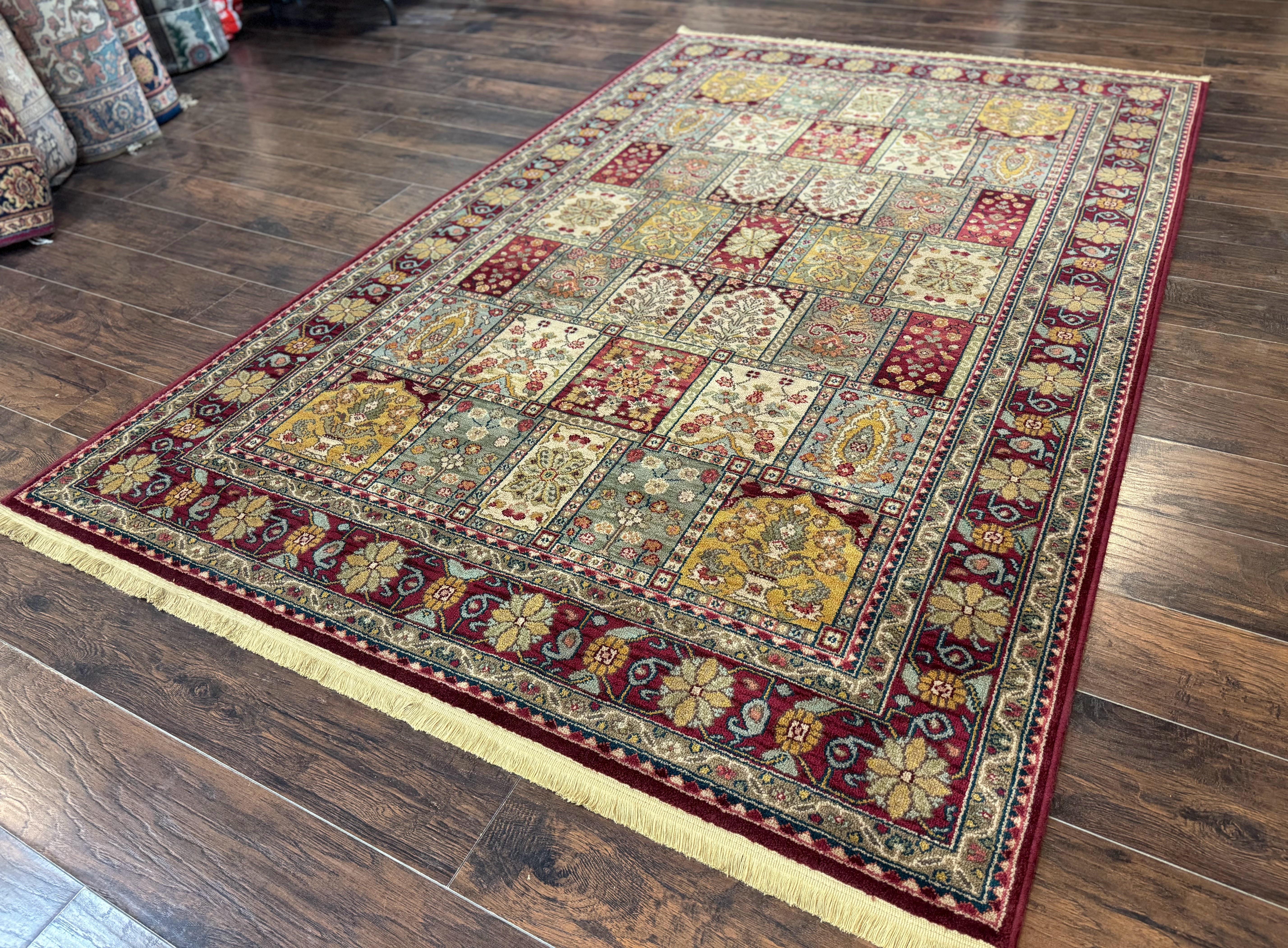 Karastan Rug 5.9 x 9 Antique Legends Bakhtiyari#2200-202, Karastan Area Rug, Wool Pile Vintage Karastan Carpet - Jewel Rugs
