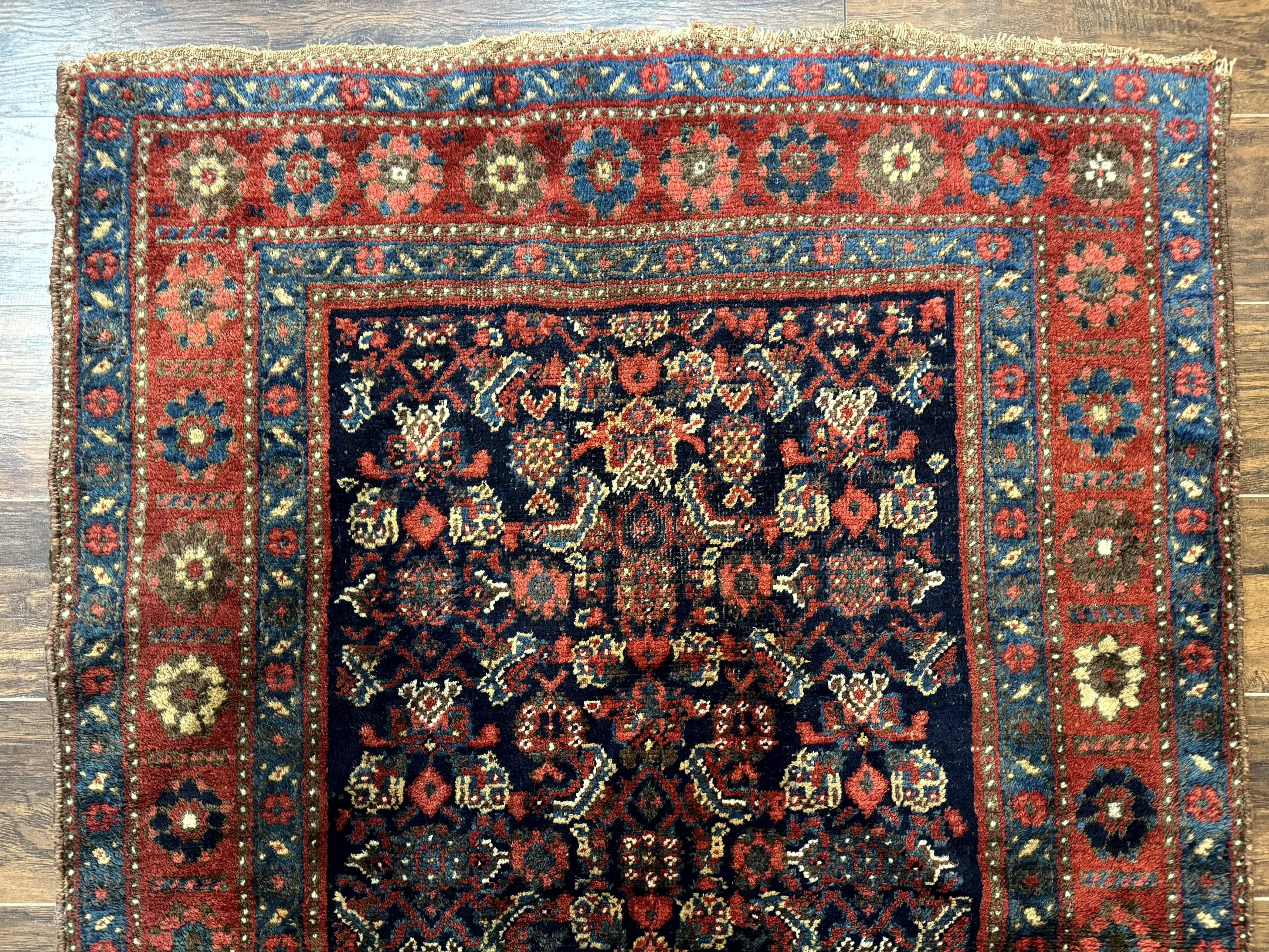 Antique Persian Tribal Rug 4x6, Kurdish Rug - Jewel Rugs