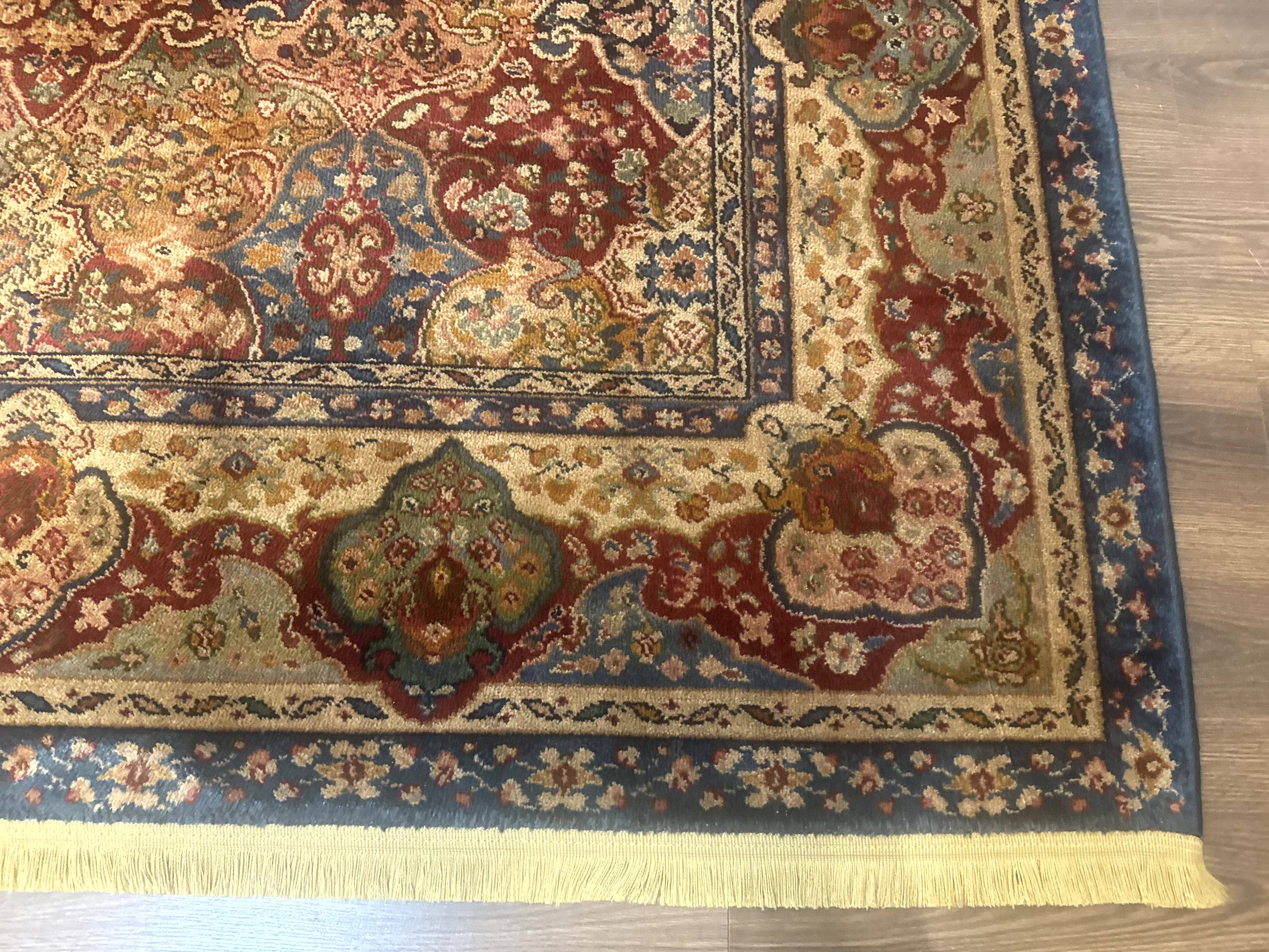 Karastan Rug 8.8 x 10, Samovar Teawash Kirman Panel #900-902, Wool Pile Vintage, Rare - Jewel Rugs