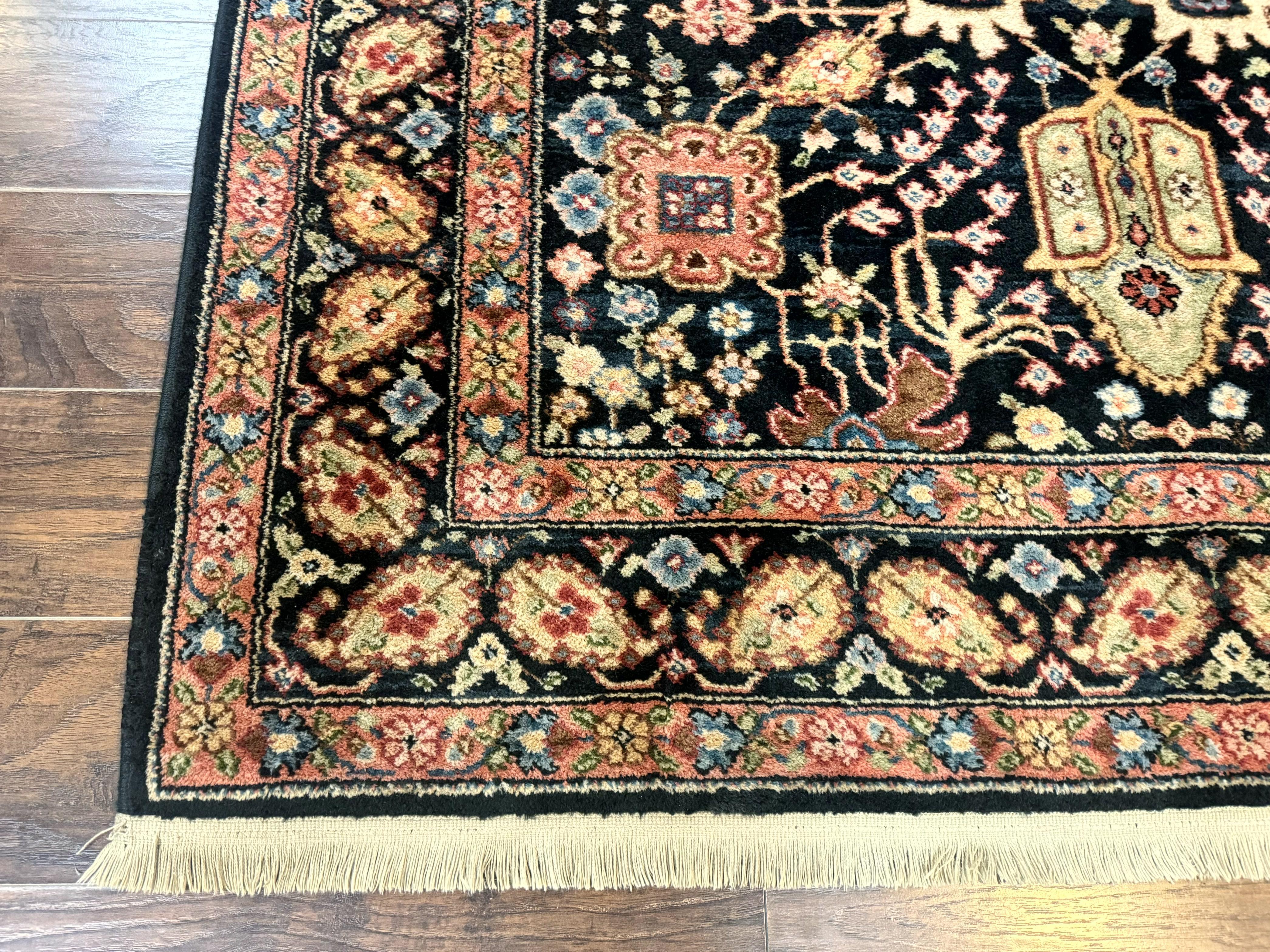 Karastan Rug 5.9 x 8.6, Chahar Mahal #604, Wool Vintage Discontinued Karastan Carpet - Jewel Rugs
