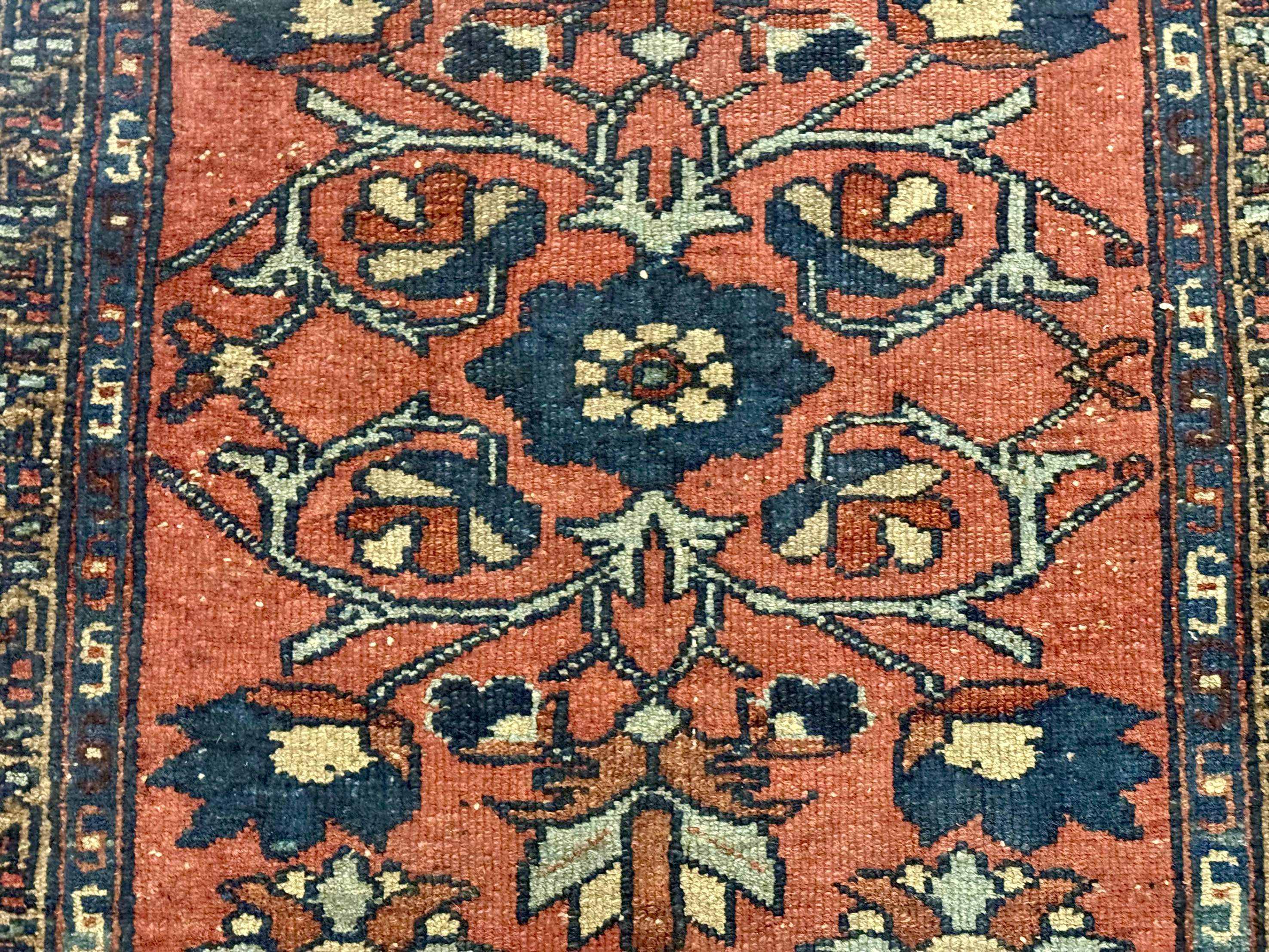 Small Persian Hamadan Rug 2x3 – Red Antique Wool Hand-Knotted - Jewel Rugs