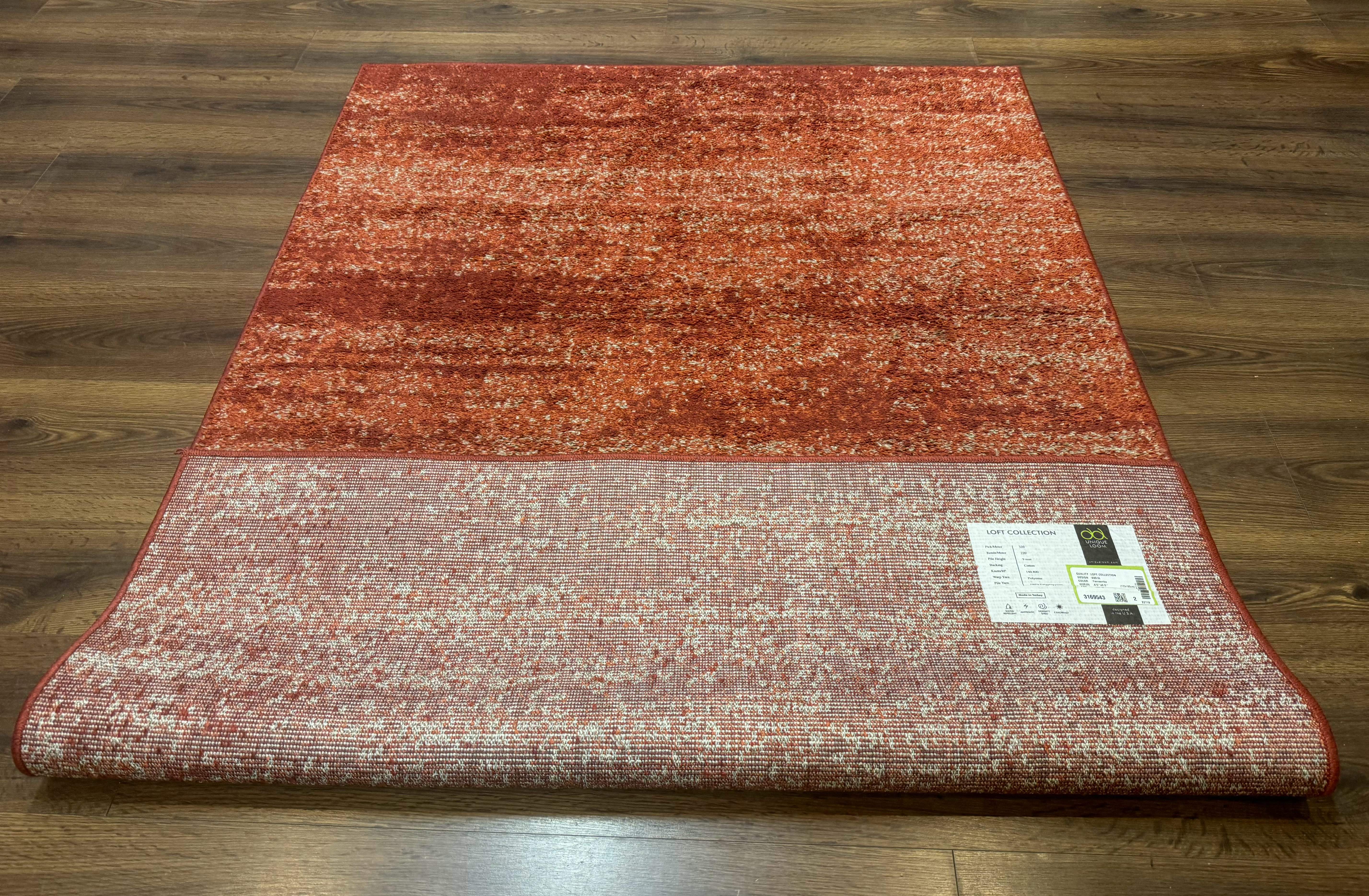 Terracotta Area Rug 4x6 - Jewel Rugs