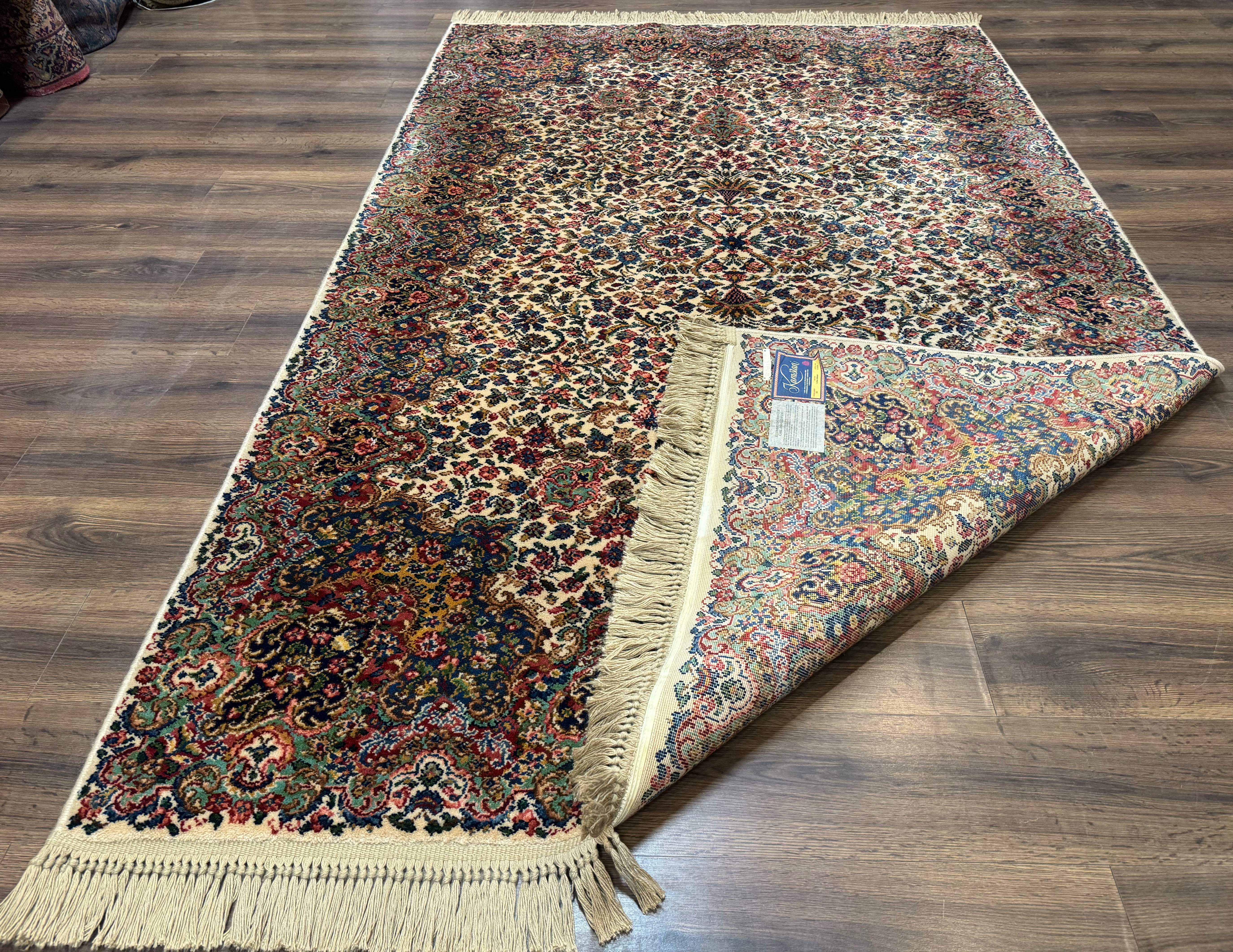 Karastan Rug 6x9 Wool Floral Kirman Rug #742 - Jewel Rugs