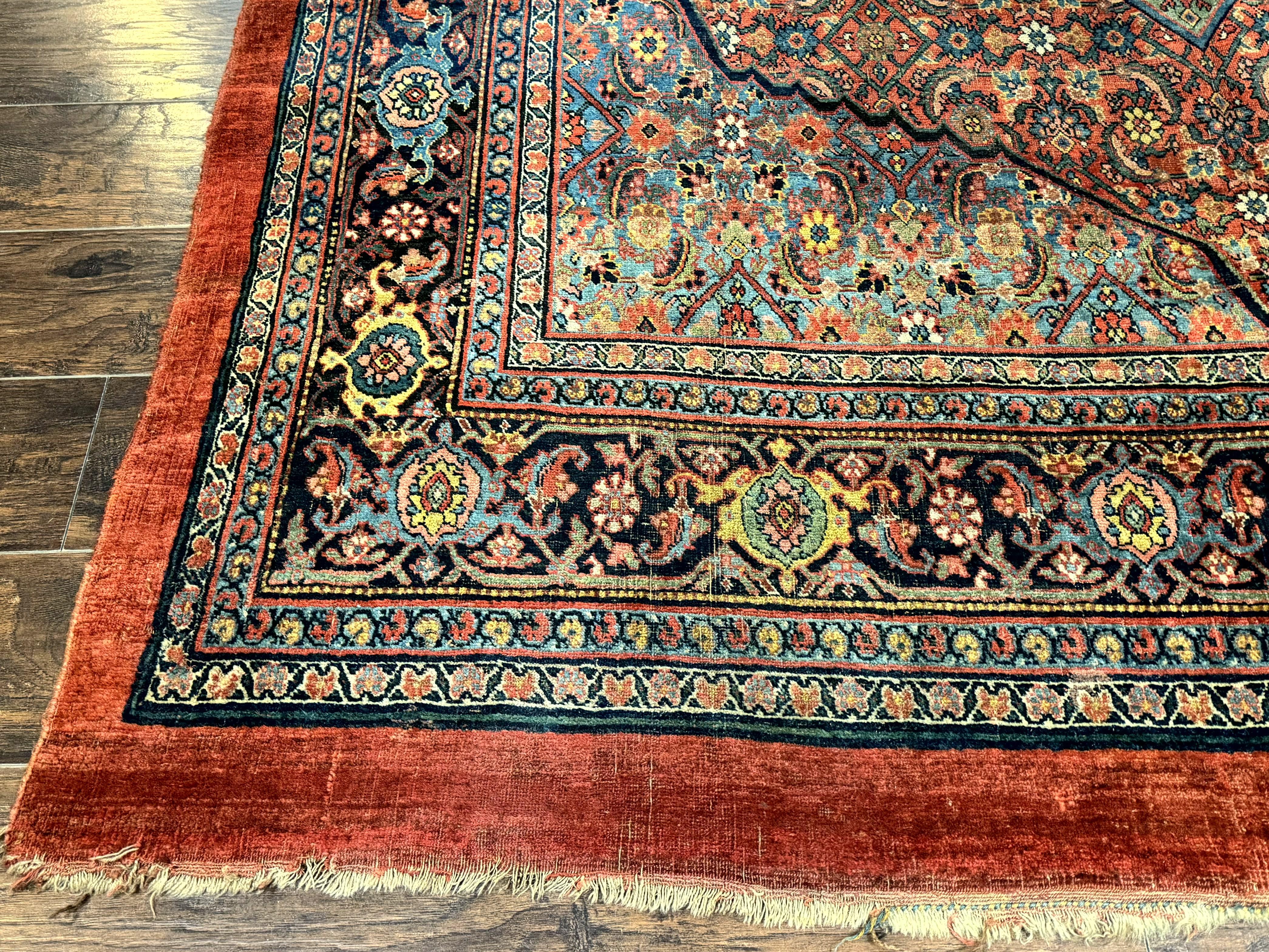 Antique Persian Bijar Rug 7x15 - Jewel Rugs