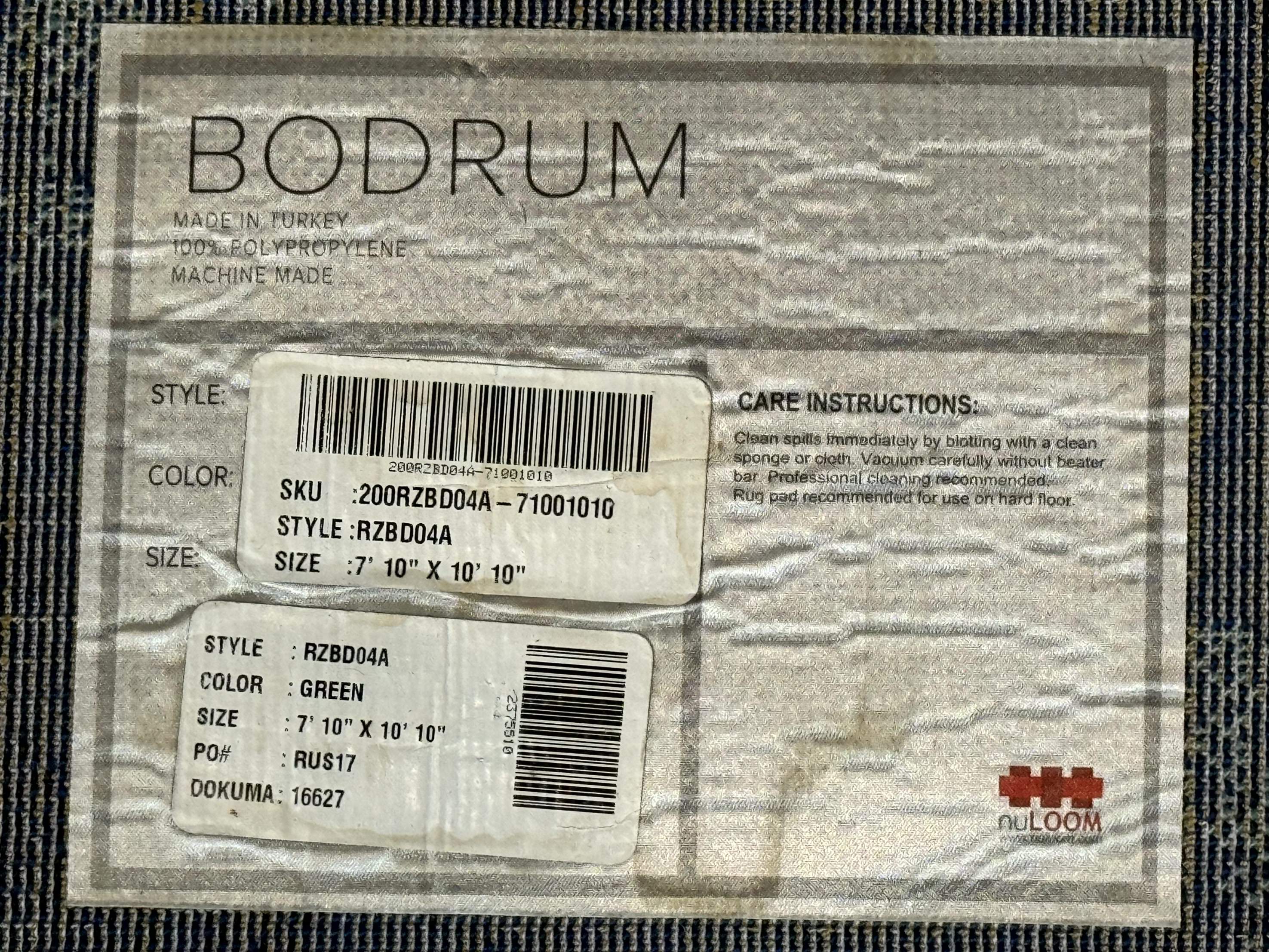 Modern Abstract Blue Area Rug 8x11 ft - Jewel Rugs