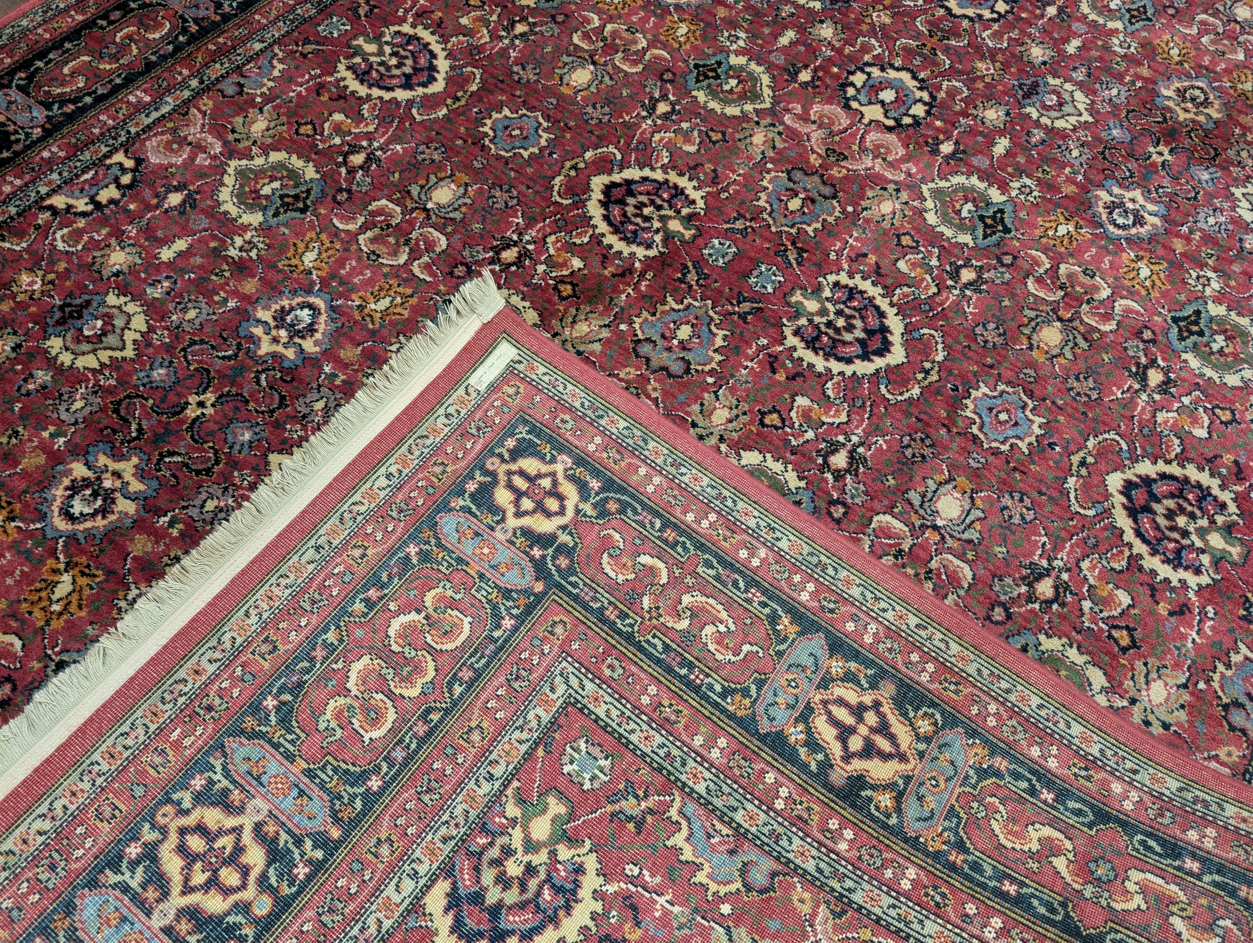 Karastan Rug 8x12 Williamsburg Herati #558, Wool Vintage Karastan Persian Carpet - Jewel Rugs