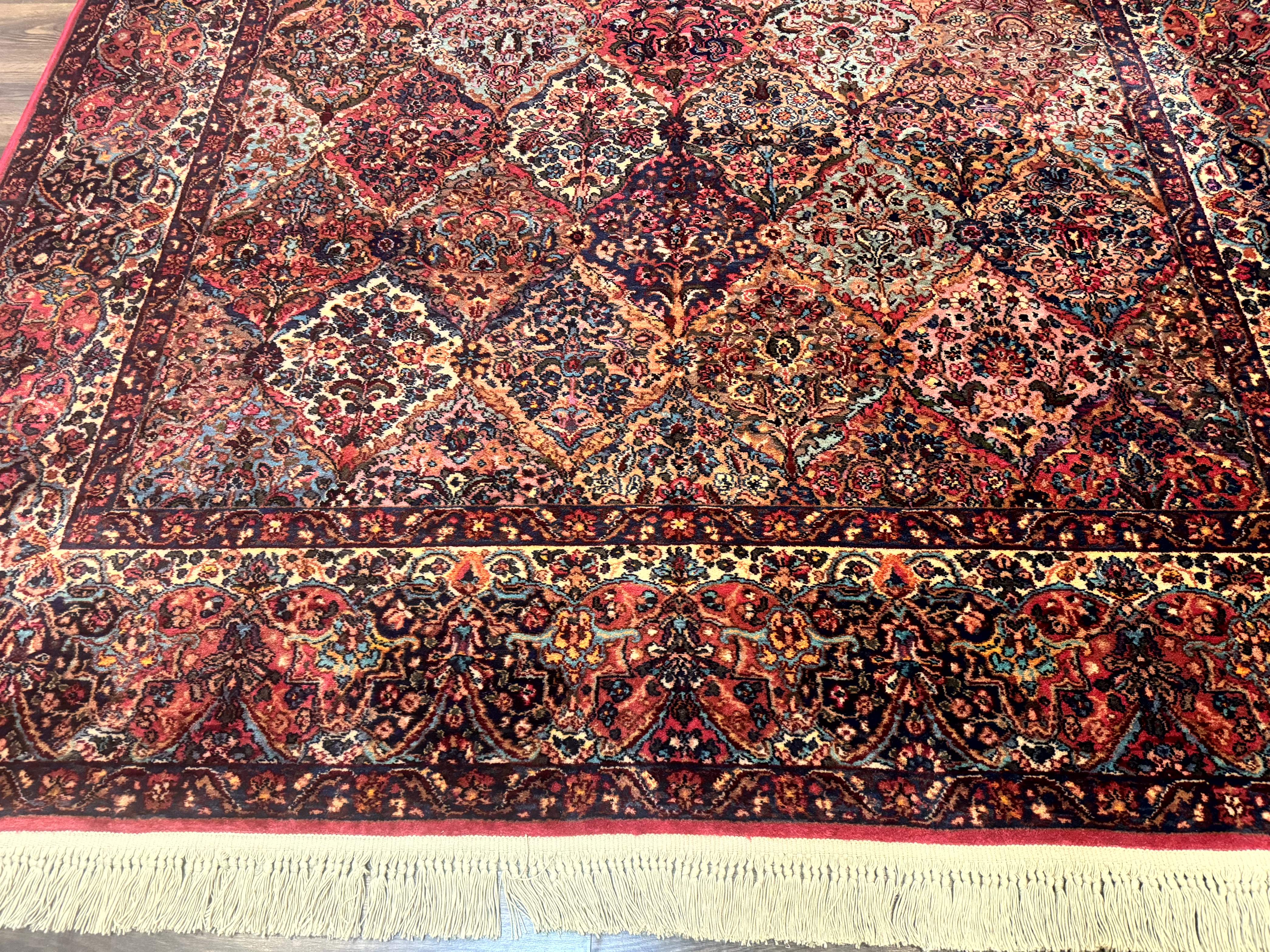 Karastan Multicolor Panel Kirman Rug #717, Wool Karastan Carpet 8.8 x 12 - Jewel Rugs