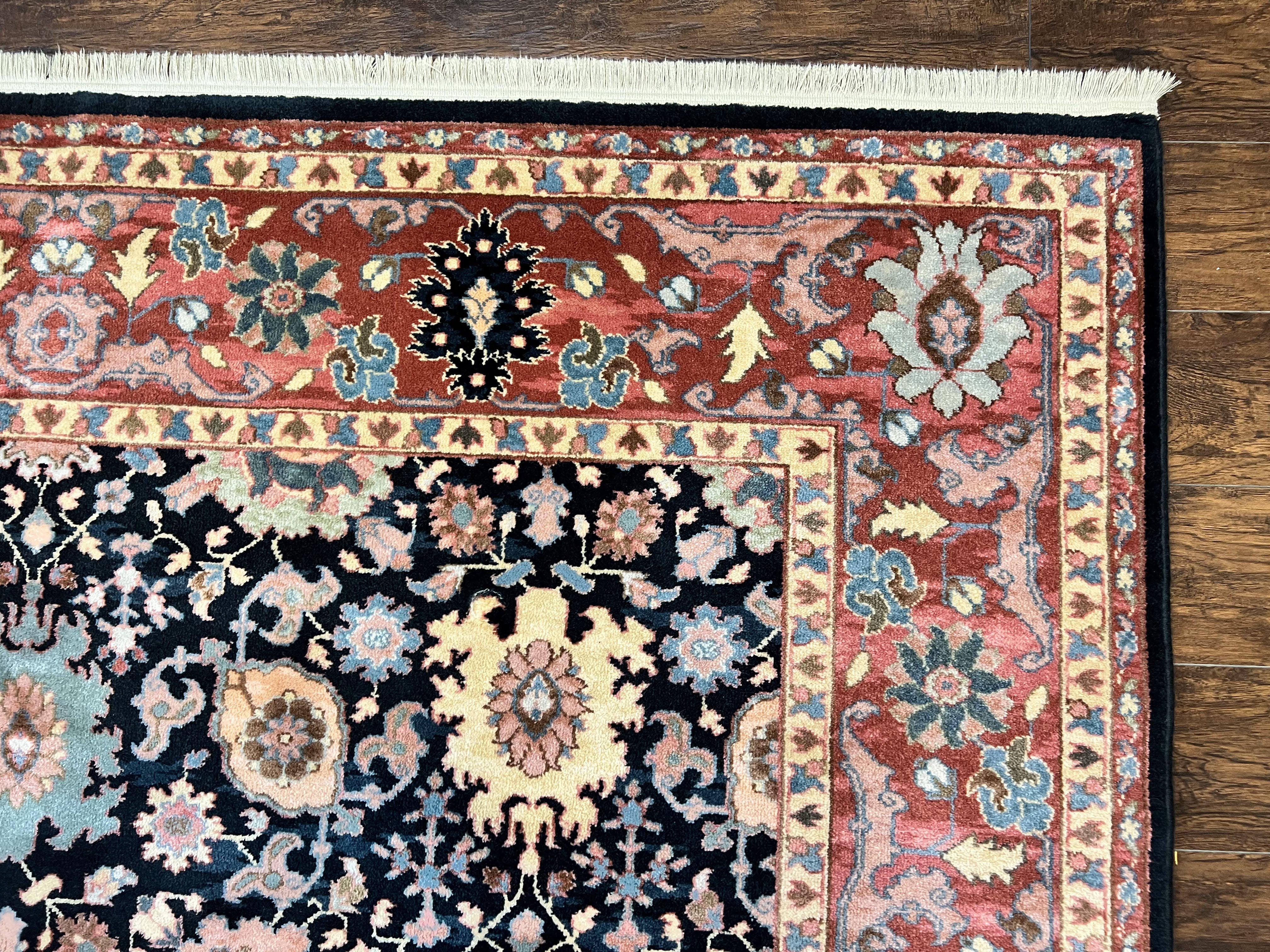 Karastan Rug 8 x 11.7, Karastan Williamsburg Kurdish Pattern 559, Wool Pile Vintage Karastan Carpet, Discontinued, Room SIzed Area Rug - Jewel Rugs