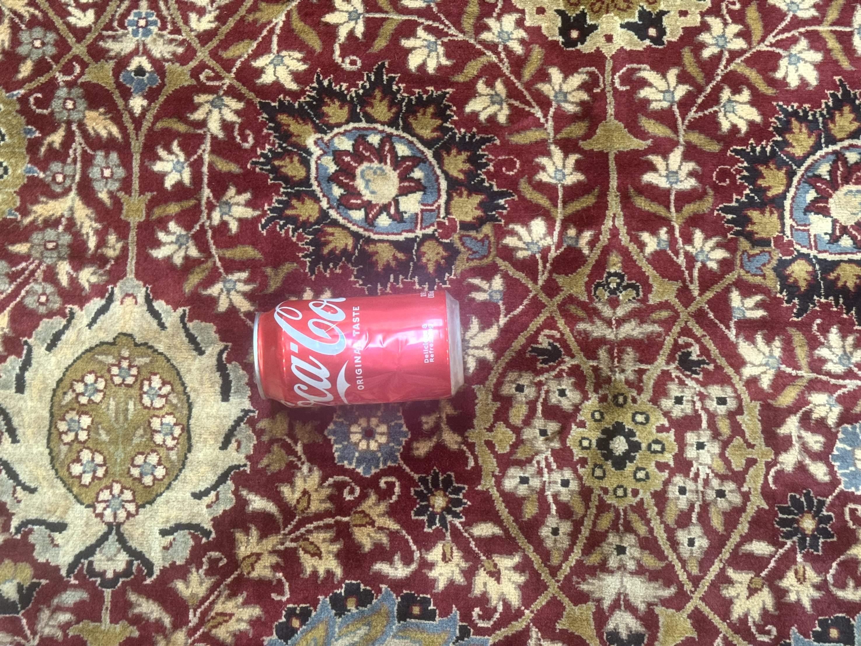 Palace Size Pak Persian Rug 12x15, Brick Red, Allover Pattern, Handmade Oversized Wool Oriental Carpet, Large Area Rug, Fine 225 KPSI - Jewel Rugs