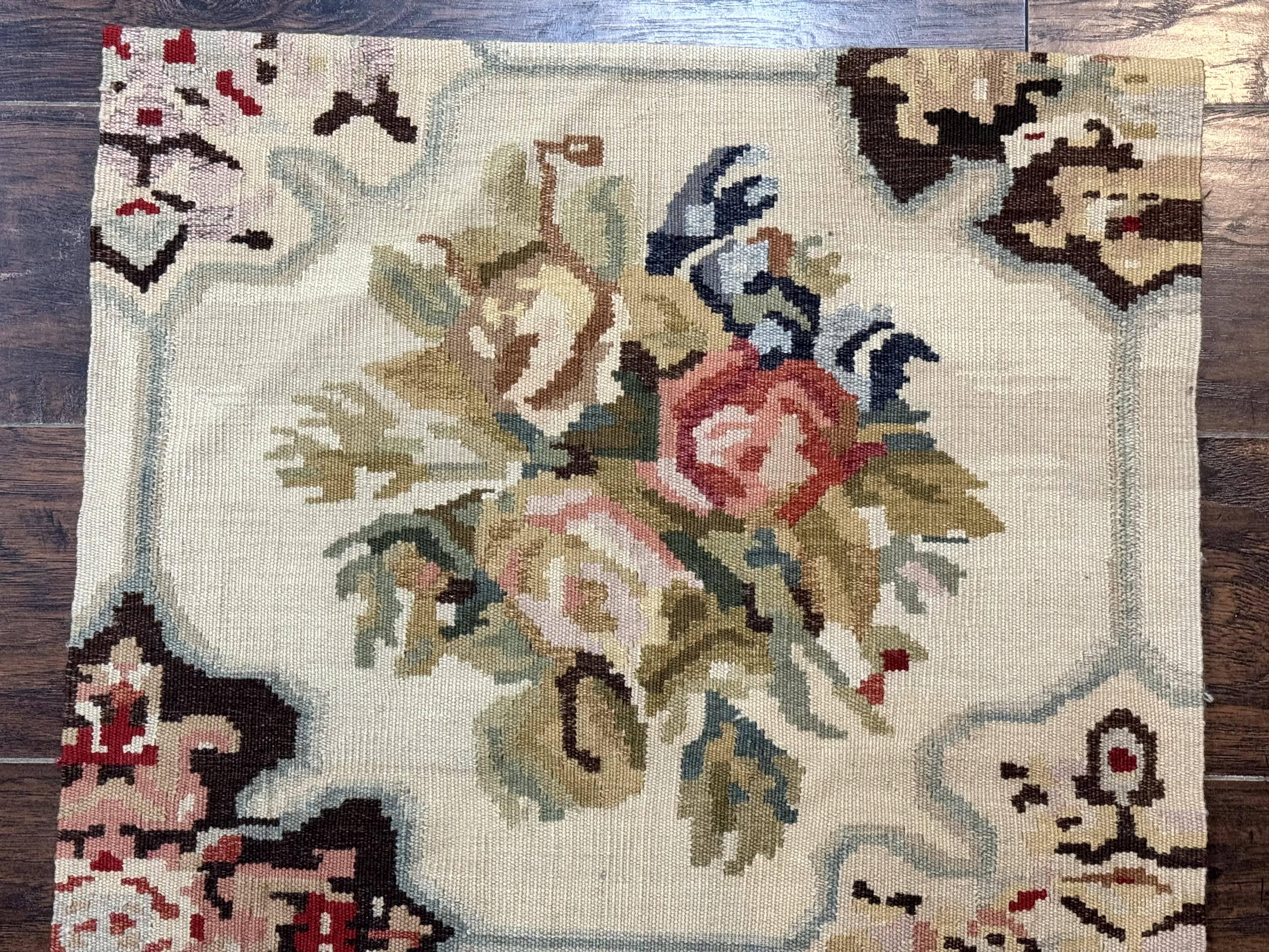 Antique Bessarabian Flatweave Kilim Rug 2x3, Sampler Rug 2 x 3 ft, Small Flatweave, Wool Handmade - Jewel Rugs