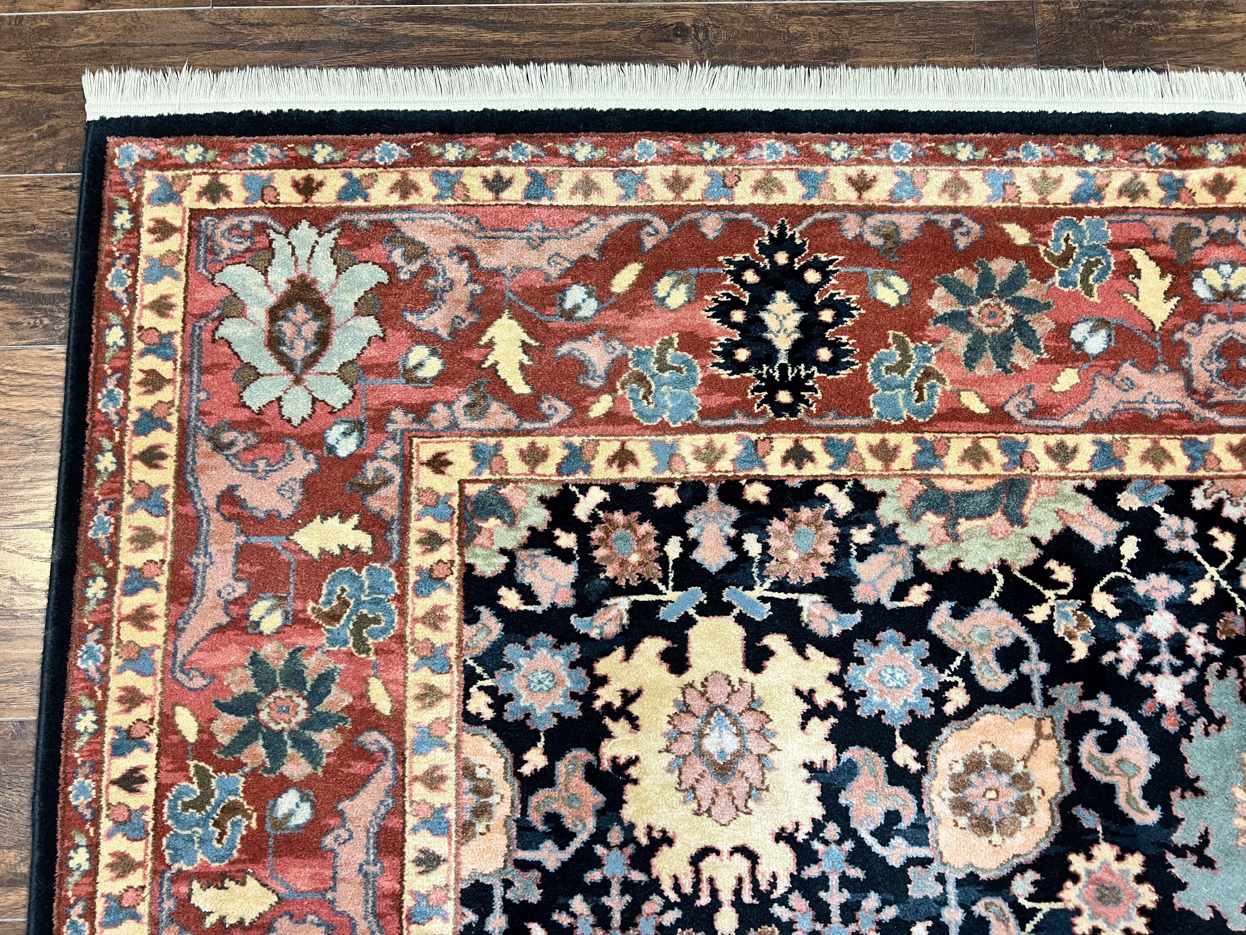 Karastan Rug 8 x 11.7, Karastan Williamsburg Kurdish Pattern 559, Wool Pile Vintage Karastan Carpet, Discontinued, Room SIzed Area Rug - Jewel Rugs