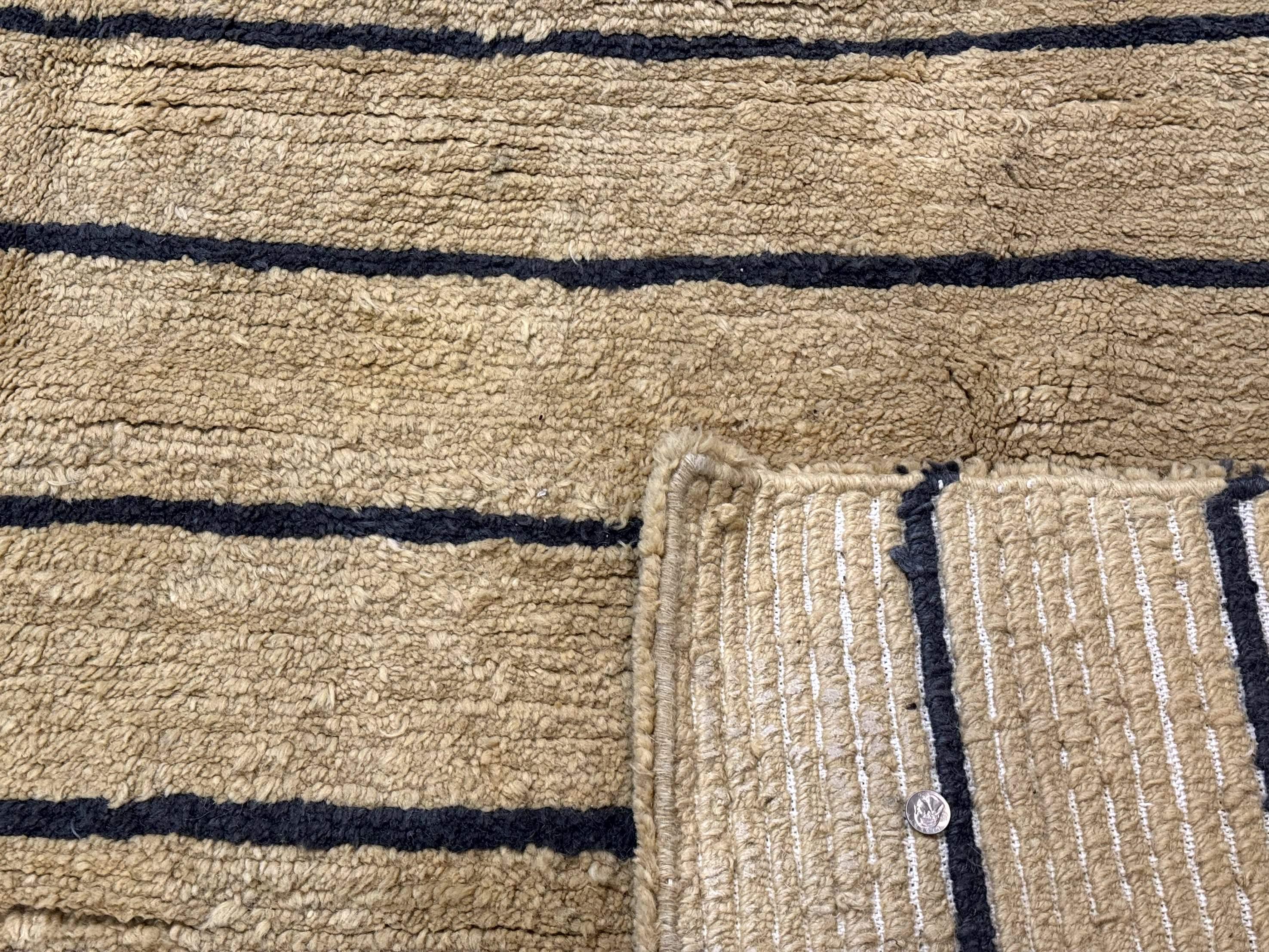 Modern Nepali Rug 13 x 15.6, Palace Size Wool Custom Made Rug, Tan, Large Nepali/Tibetan Carpet - Jewel Rugs