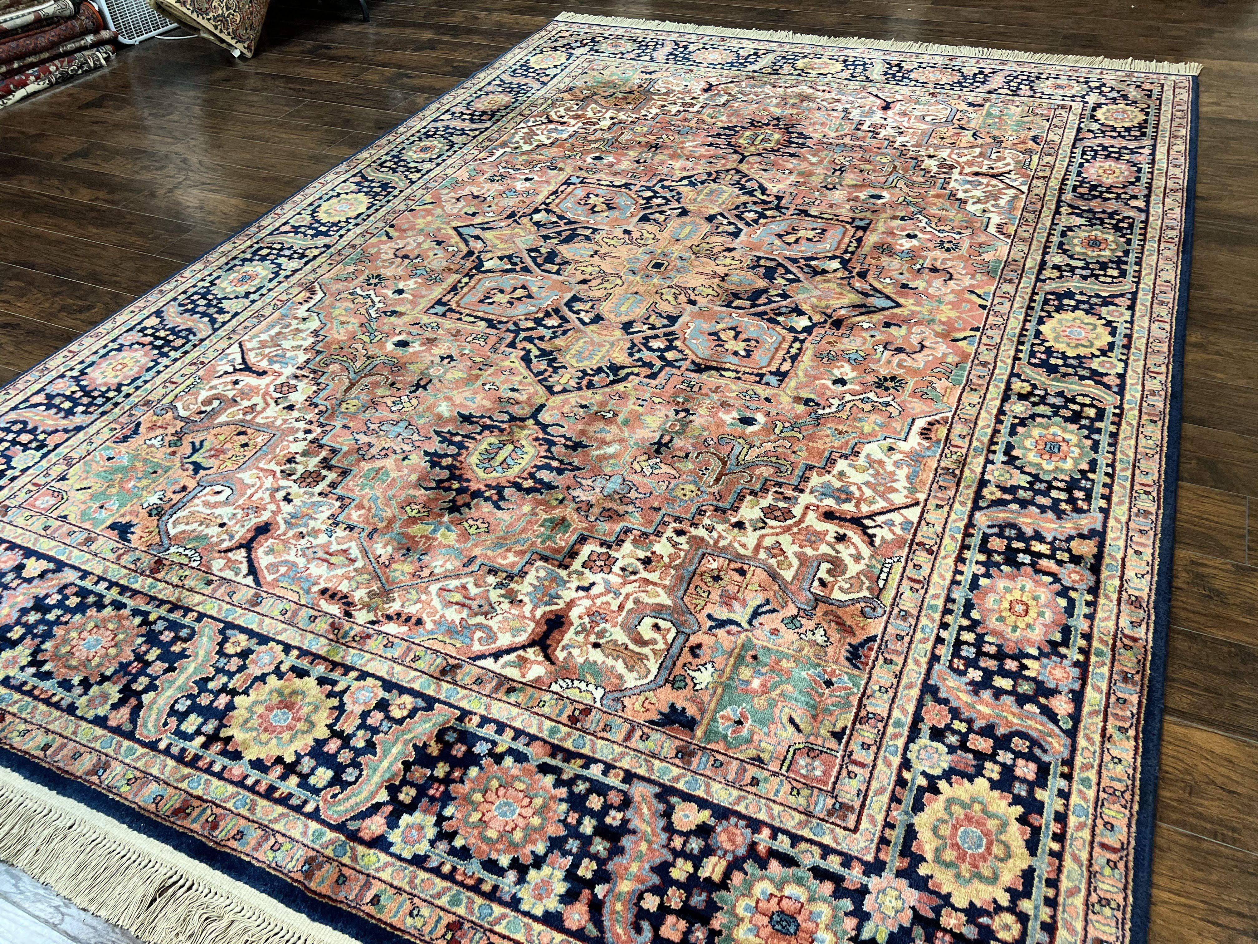 Karastan Rug 8.8 x 12, Karastan Heriz #726, Wool Pile Karastan Area Rug, Rare Hard to Find, Original 700 Series - Jewel Rugs