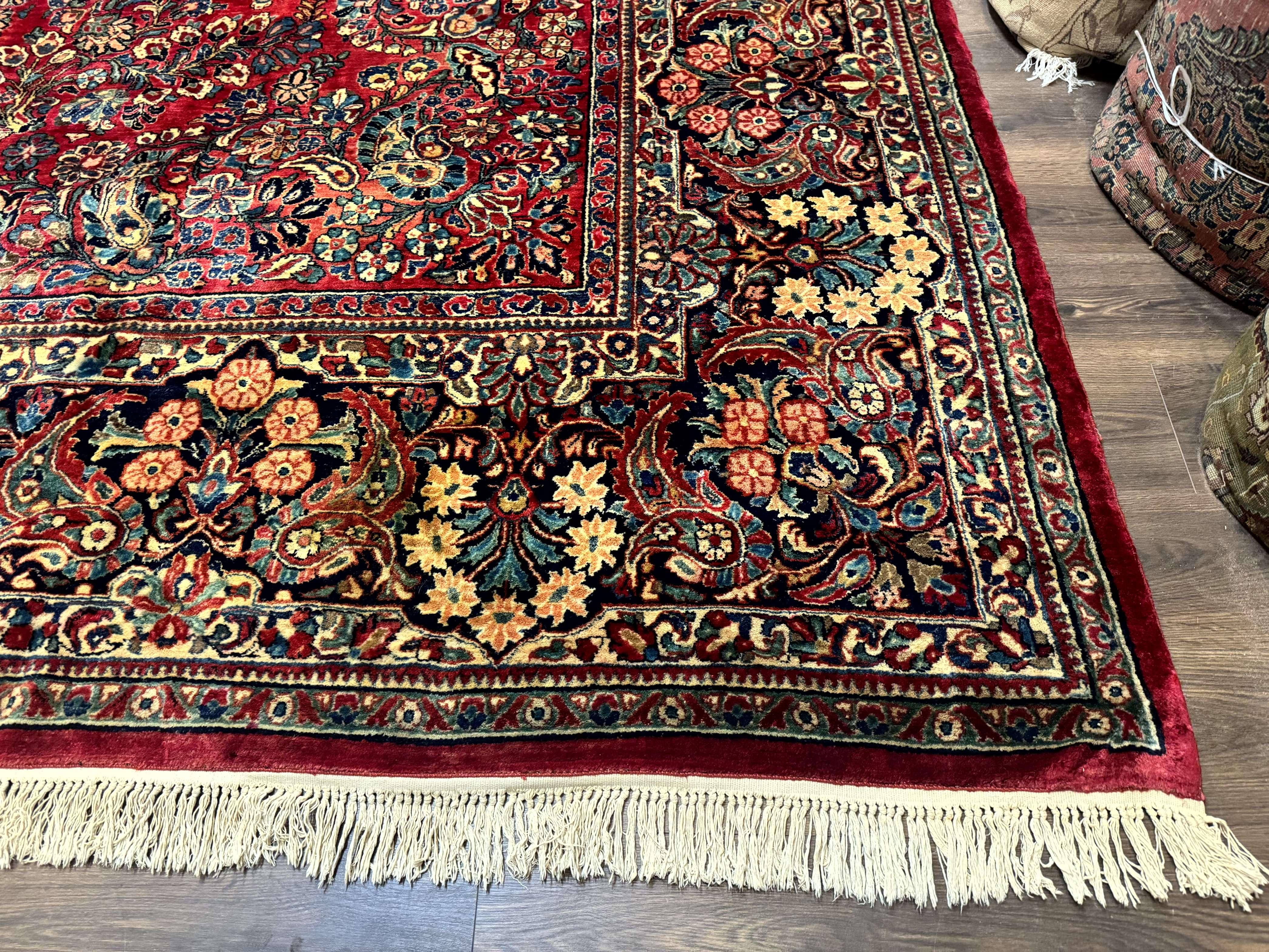 Palace Size Antique Persian Sarouk Rug 12x18 - Jewel Rugs