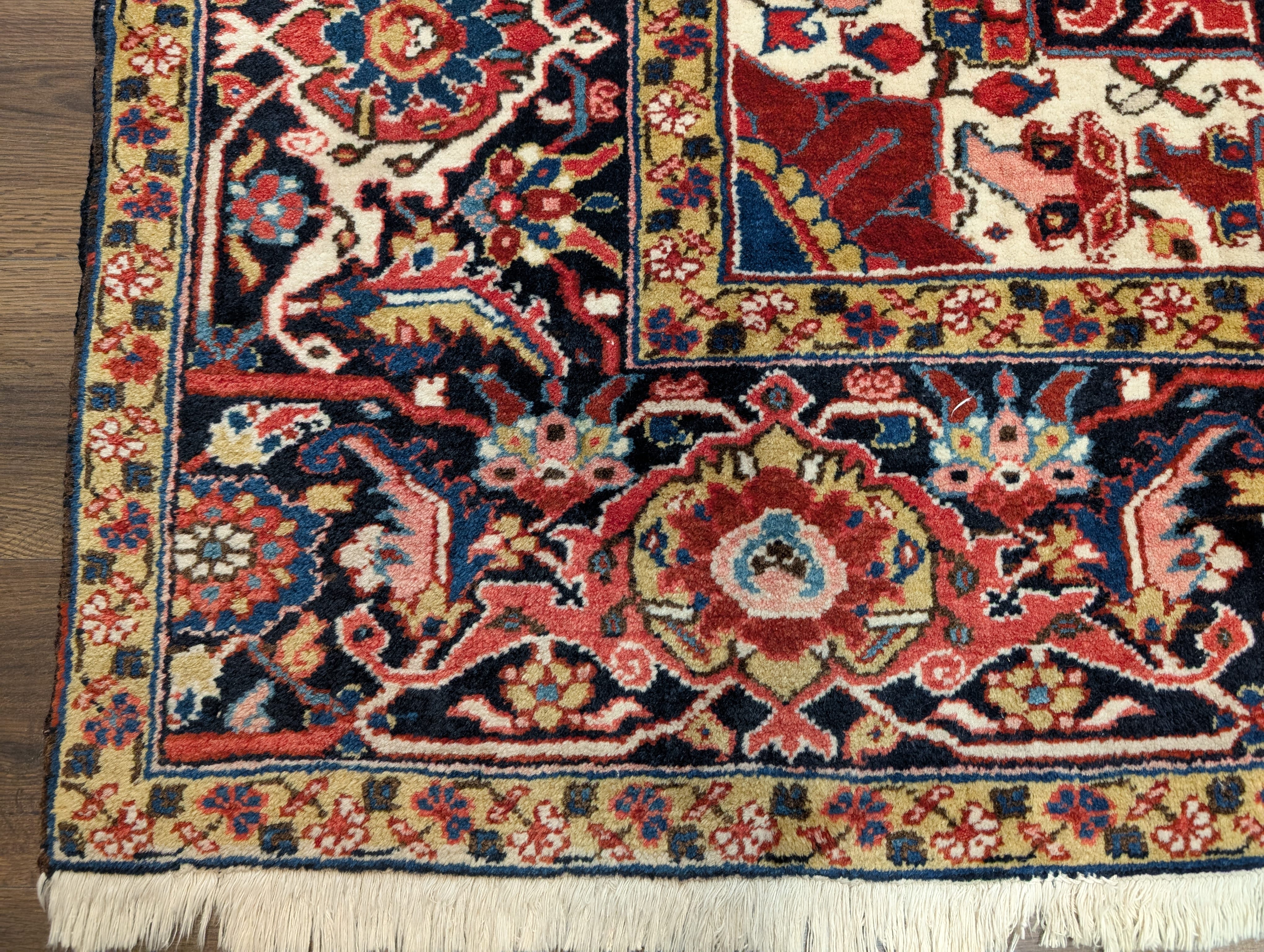 Persian Heriz Rug 8x12, Hand-Knotted Wool Carpet - Jewel Rugs