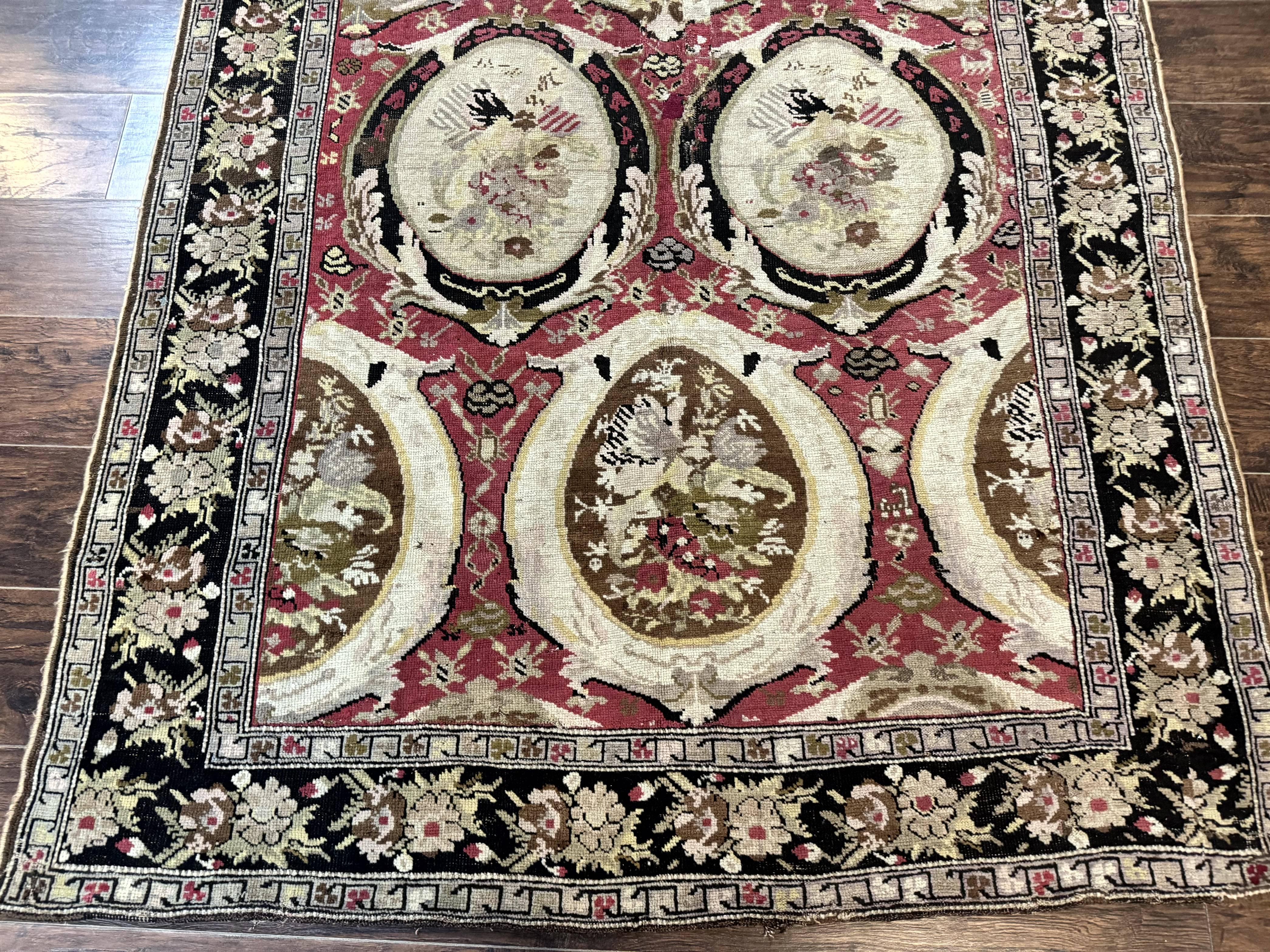 Antique Caucasian Karabakh Rug 5x10 - Jewel Rugs