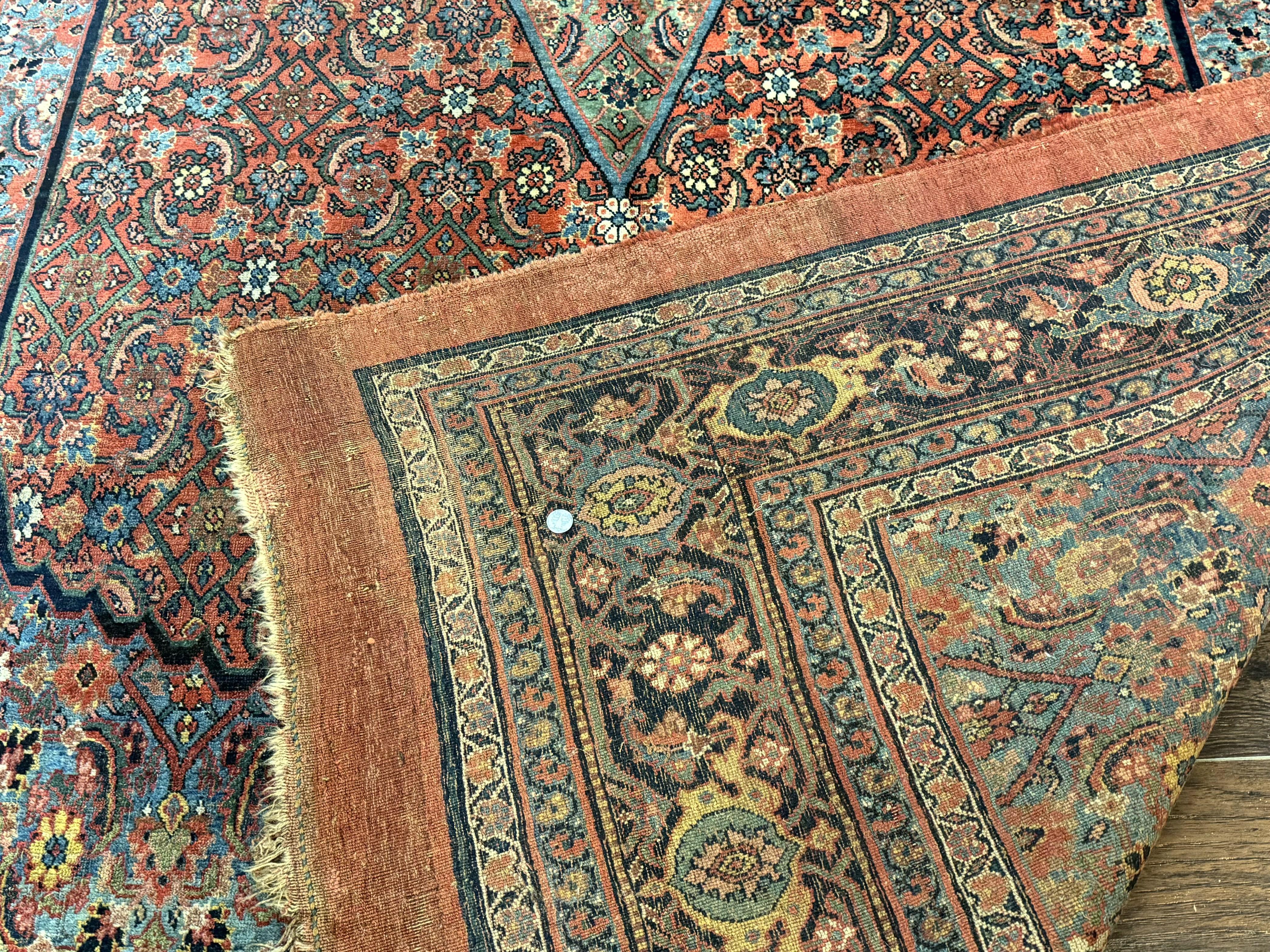Antique Persian Bijar Rug 7x15 - Jewel Rugs