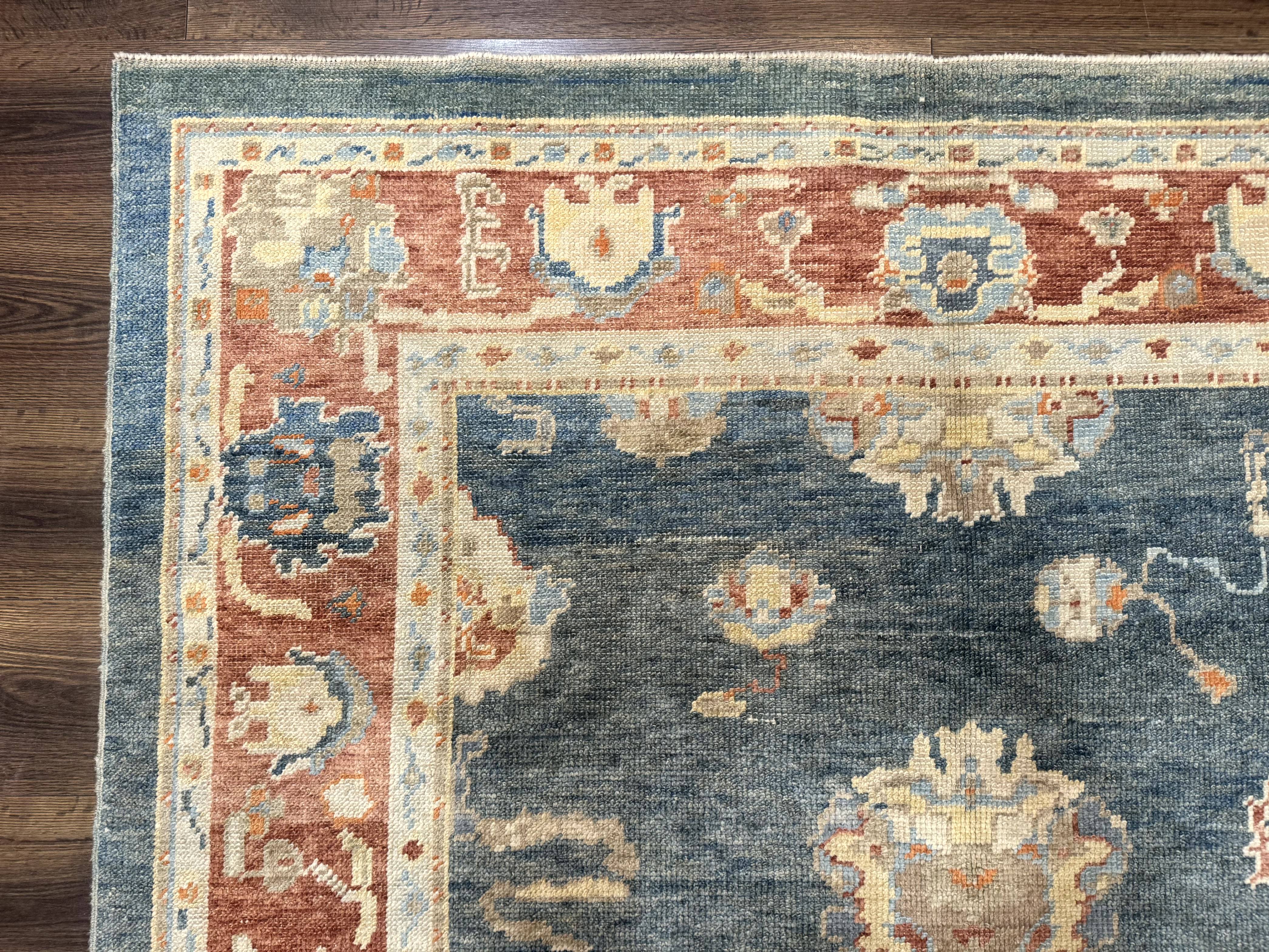 Turkish Oushak Rug 6x9, Sultanabad Carpet, Medium Size Oriental Rug - Jewel Rugs