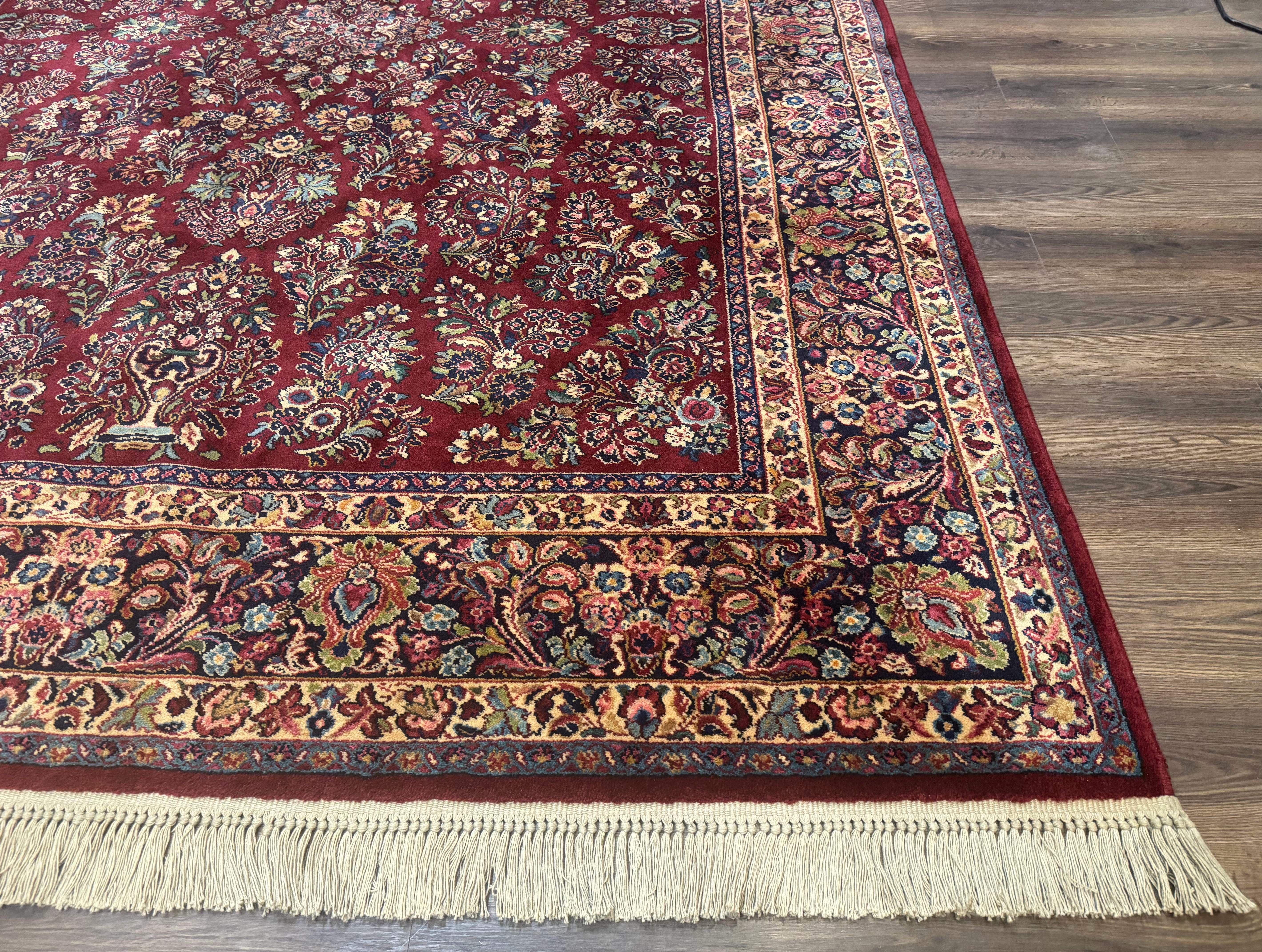Karastan Rug 8.8 x 12 Red Sarouk #785 - Jewel Rugs