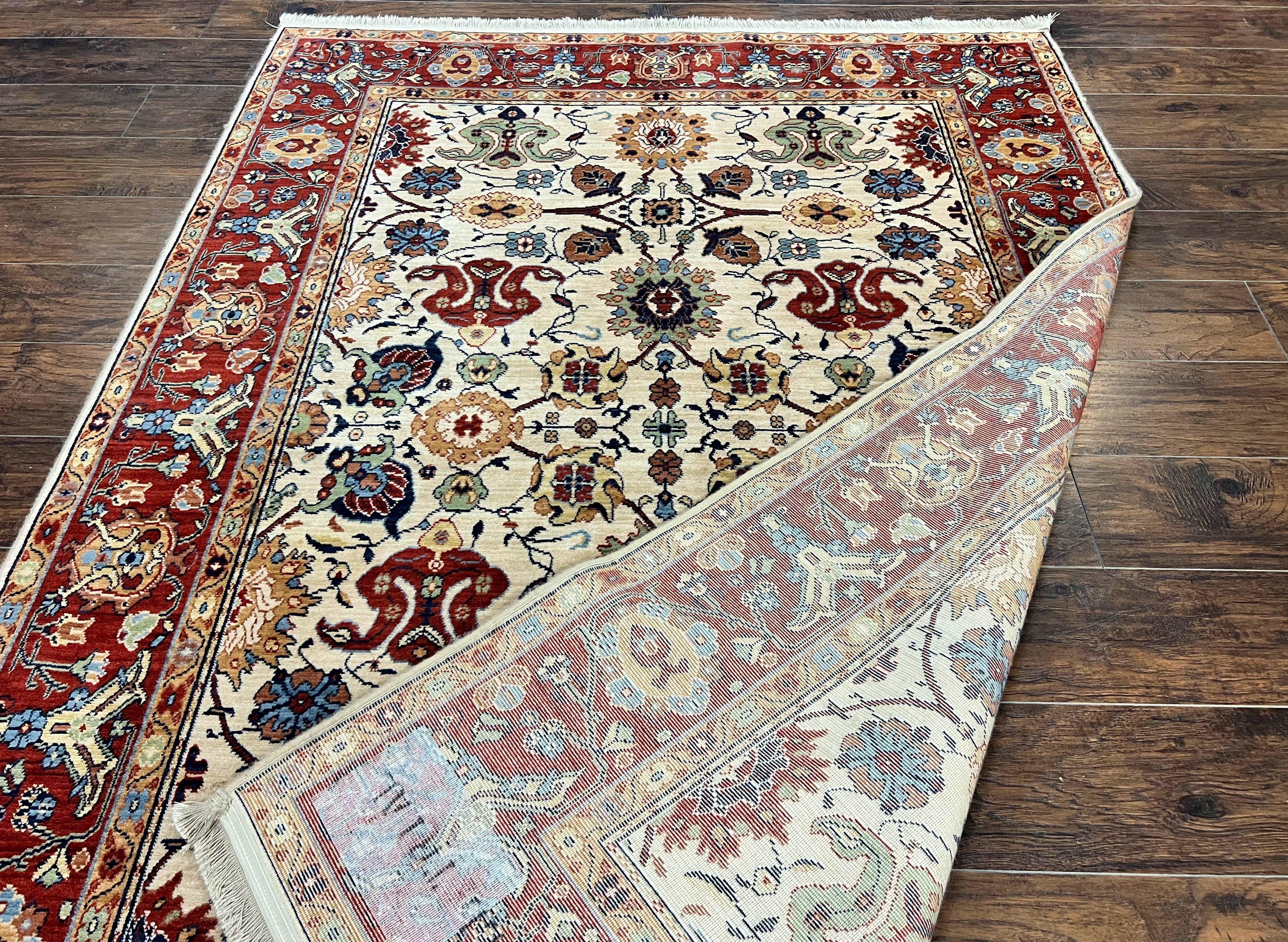 Karastan Rug 6x8, English Manor Stratford Pattern, Wool Karastan Carpet, #2120 - 506 Brighton Pattern, Vintage Rug - Jewel Rugs