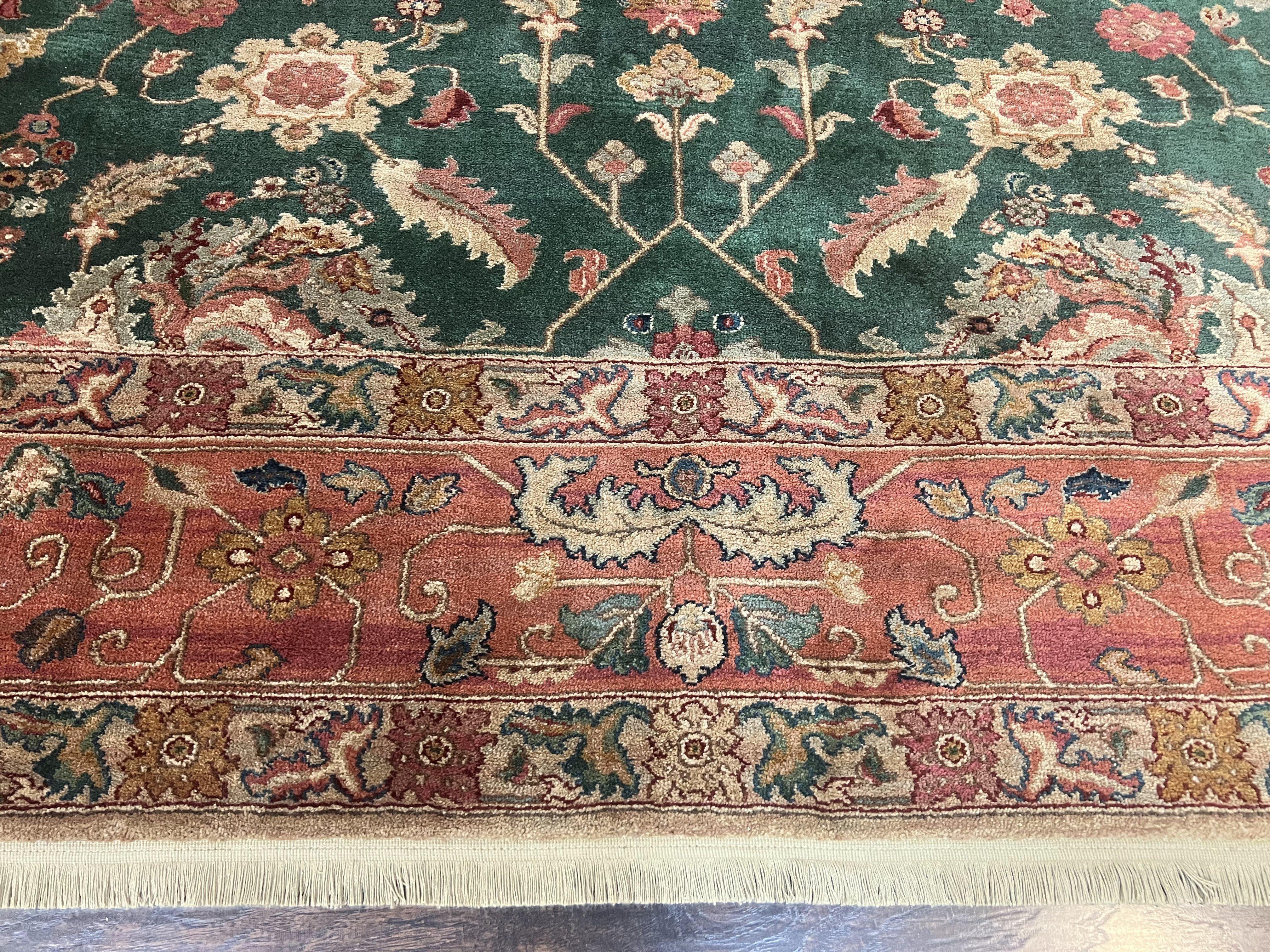 Karastan Rug 8.8 x 10 Samovar Teawash Agra #900-905, Vintage Wool Karastan Area Rug - Jewel Rugs