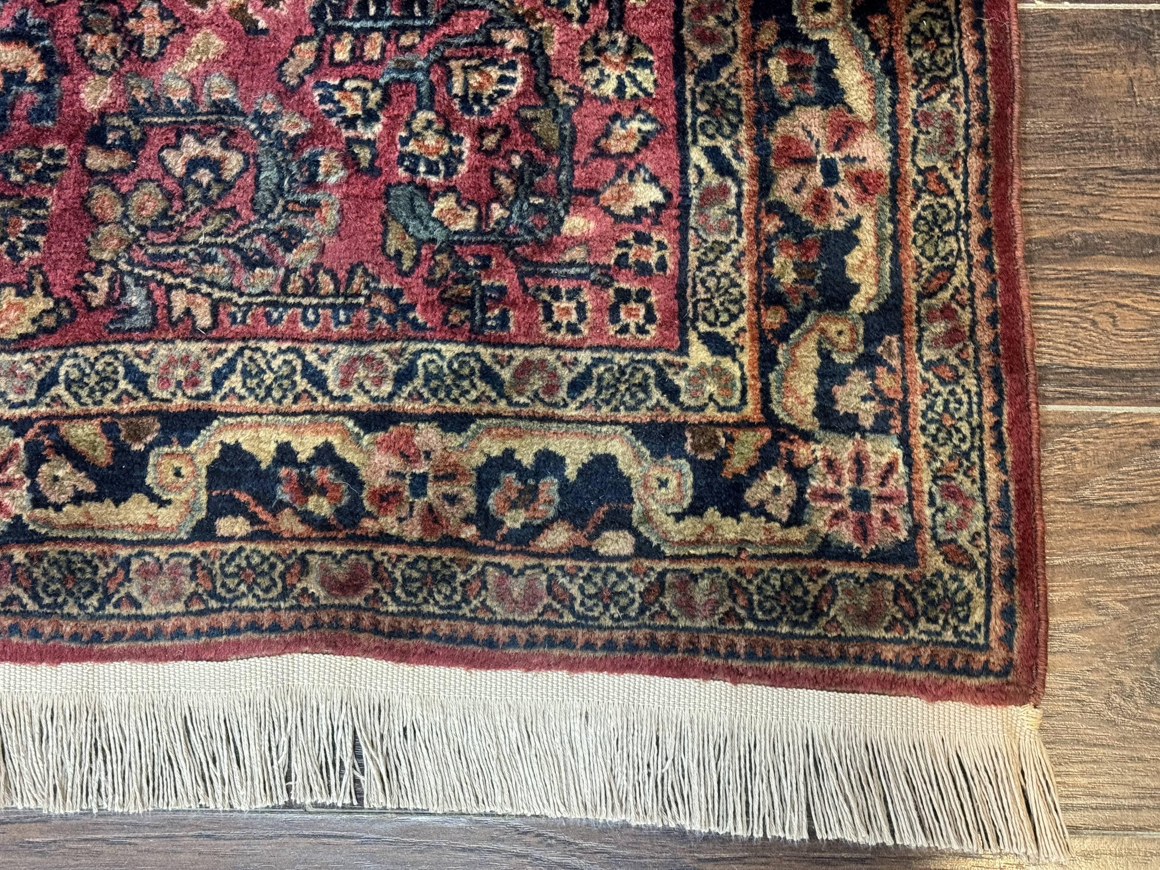 Persian Sarouk Rug 3x5, Antique Persian Carpet - Jewel Rugs
