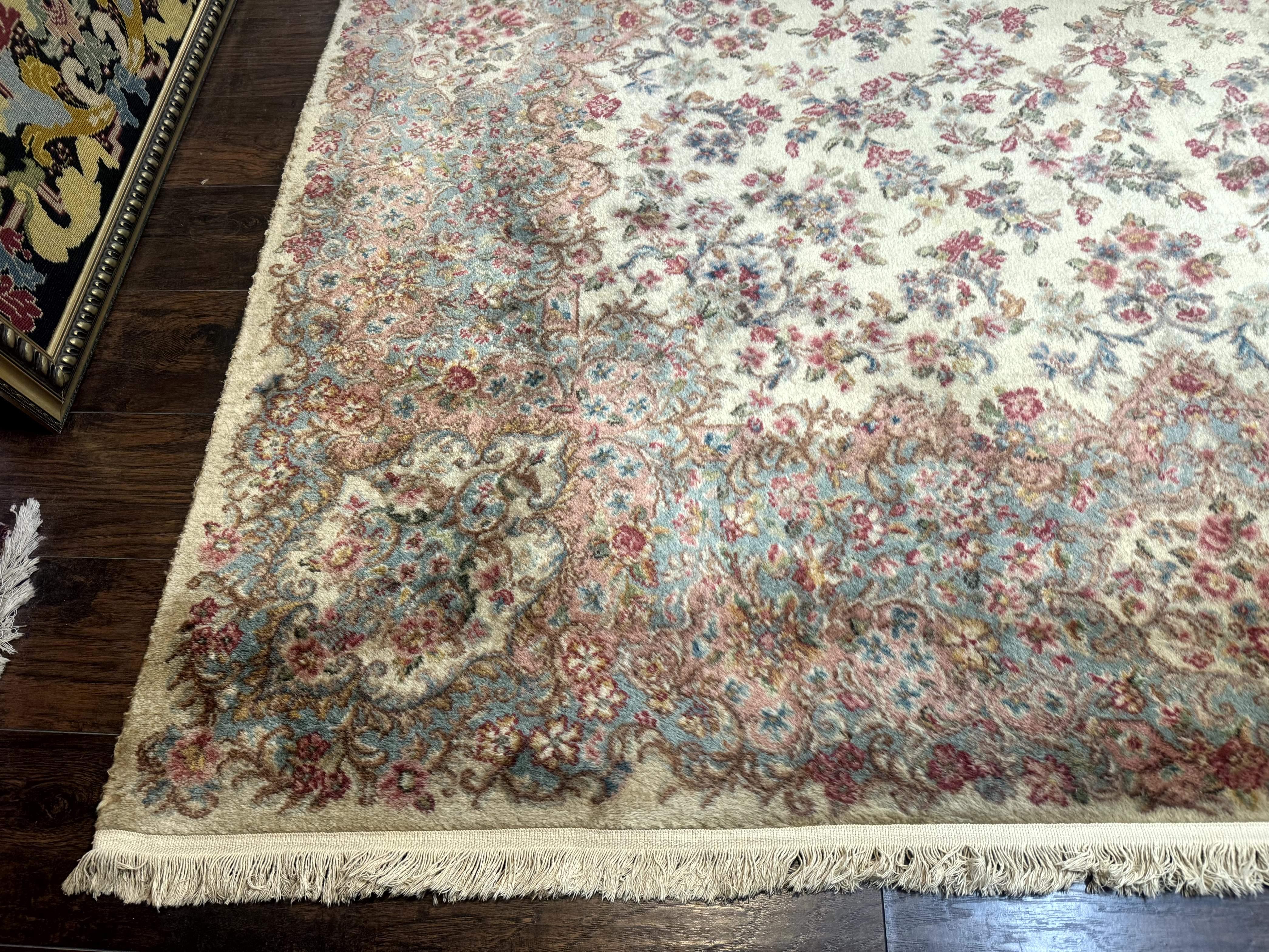 Karastan Kirman Rug #788, Wool Karastan Carpet 11x12, Unique Almost Square Size, Rare, Original 700 Series, Vintage Discontinued Karastan - Jewel Rugs