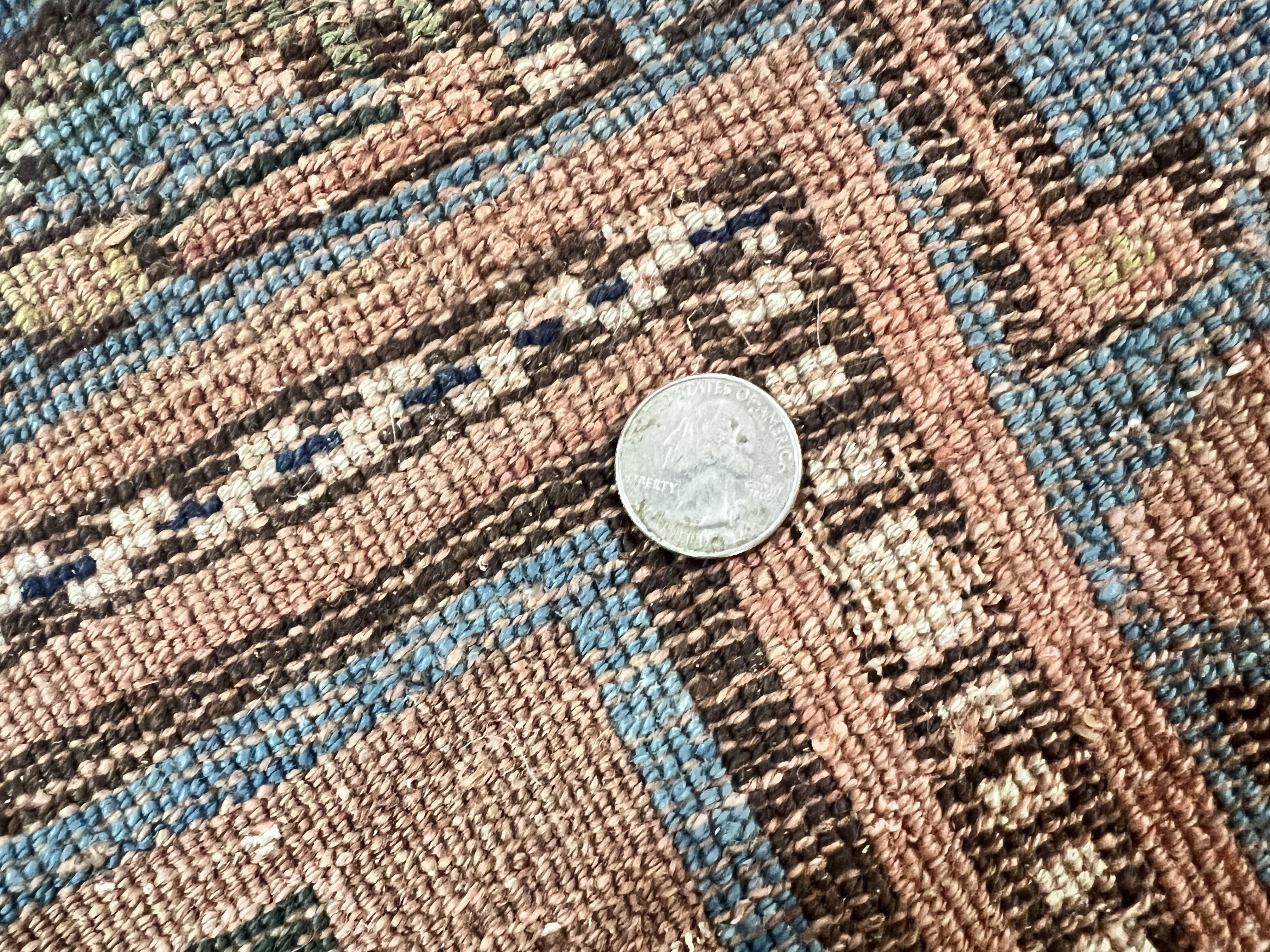 Caucasian Kalegy Rug 6x11, Wide Runner, Wool Hand Knotted Carpet, Navy Blue Tribal Rug, 1920s Antique Rug, 6 x 11 Oriental Carpet - Jewel Rugs