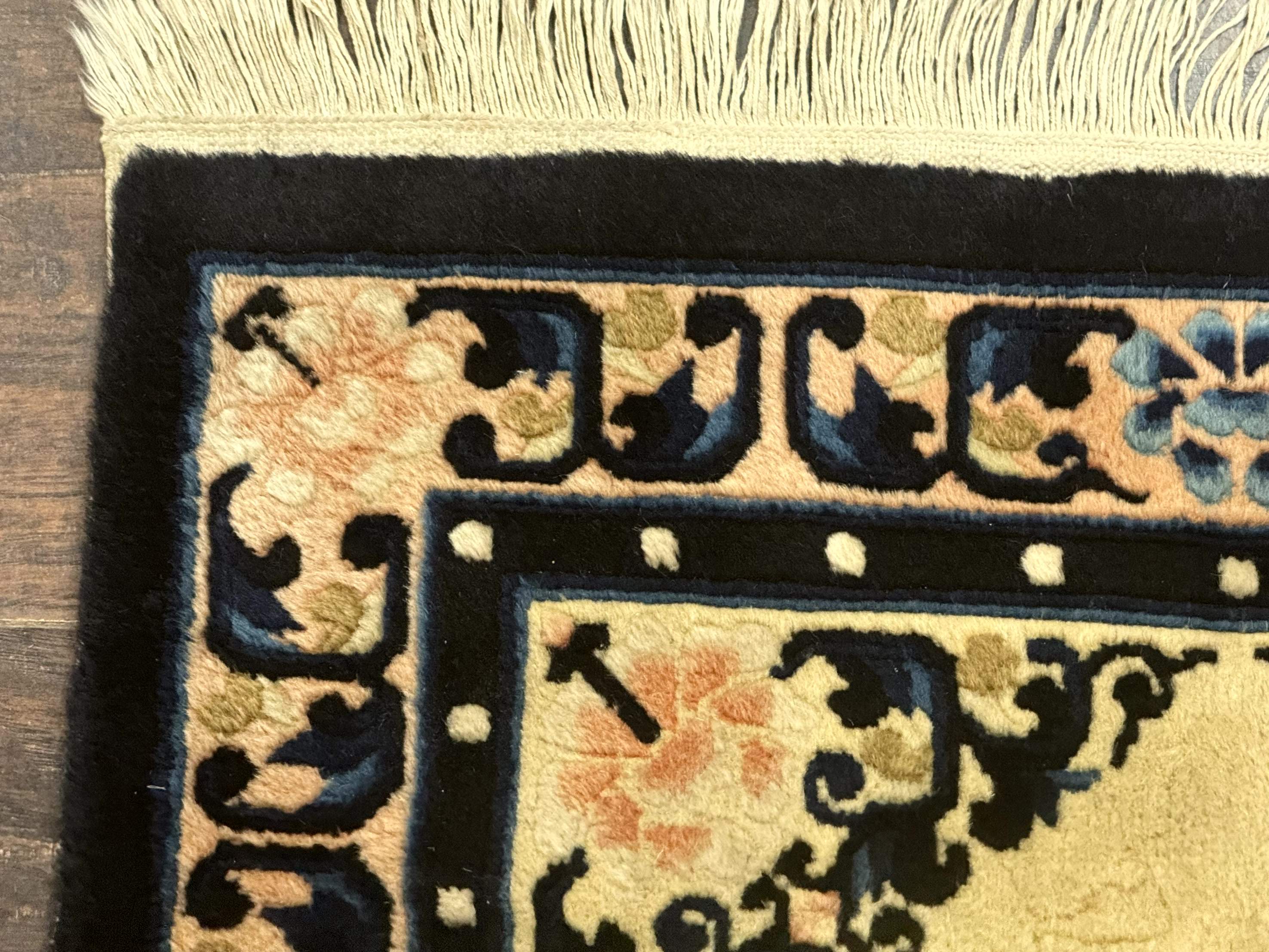 Chinese Peking Rug 2x3, Small Chinese Wool Carpet - Jewel Rugs