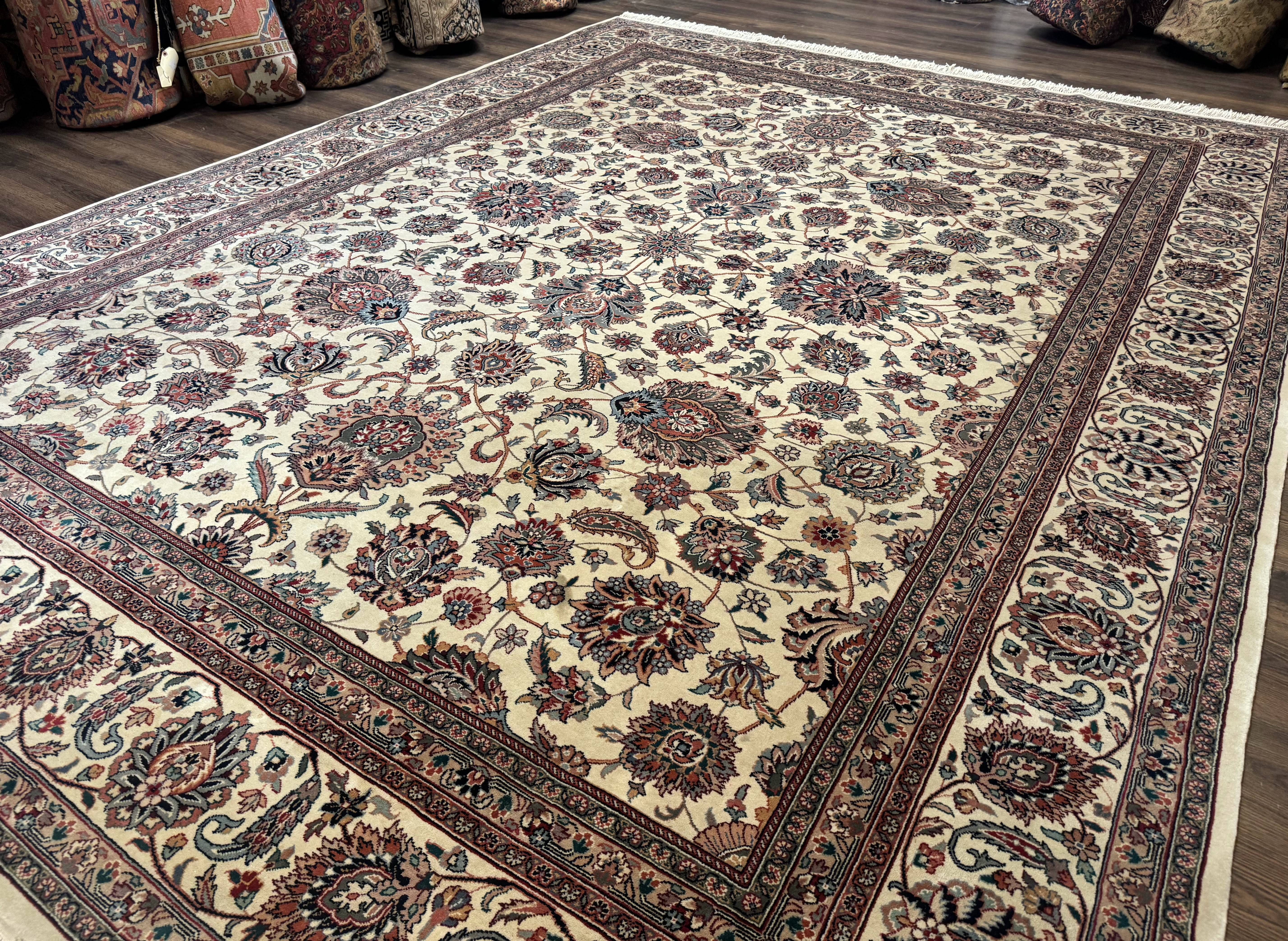 Pak Persian Rug 9x12, Allover Pattern, Fine Handmade Oriental Carpet - Jewel Rugs