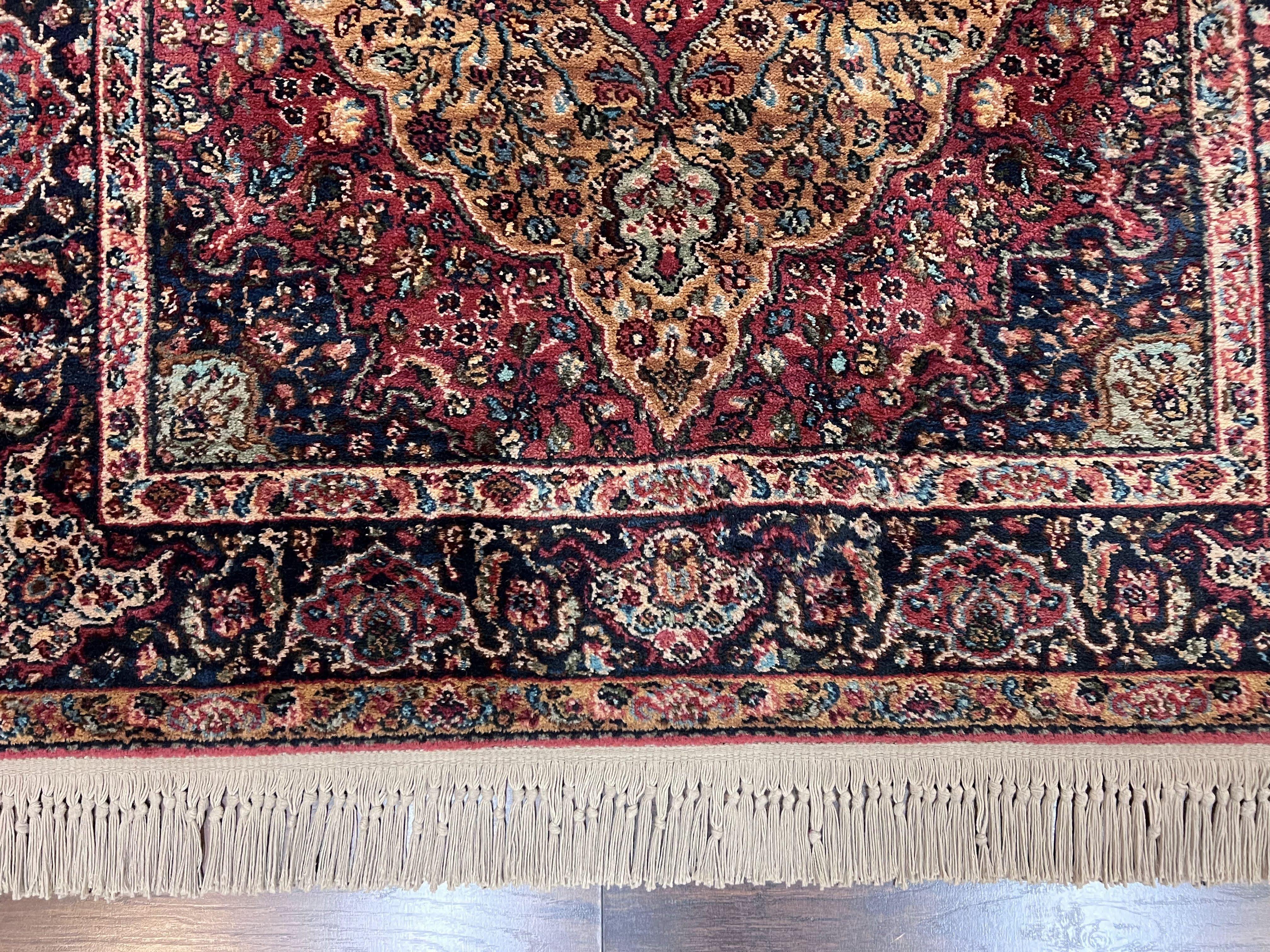 Karastan Rug 4x6 Medallion Kirman #700/718, Original Karastan Collection 700 Series, Discontinued Wool Karastan Carpet Vintage 4 x 6 Rug - Jewel Rugs