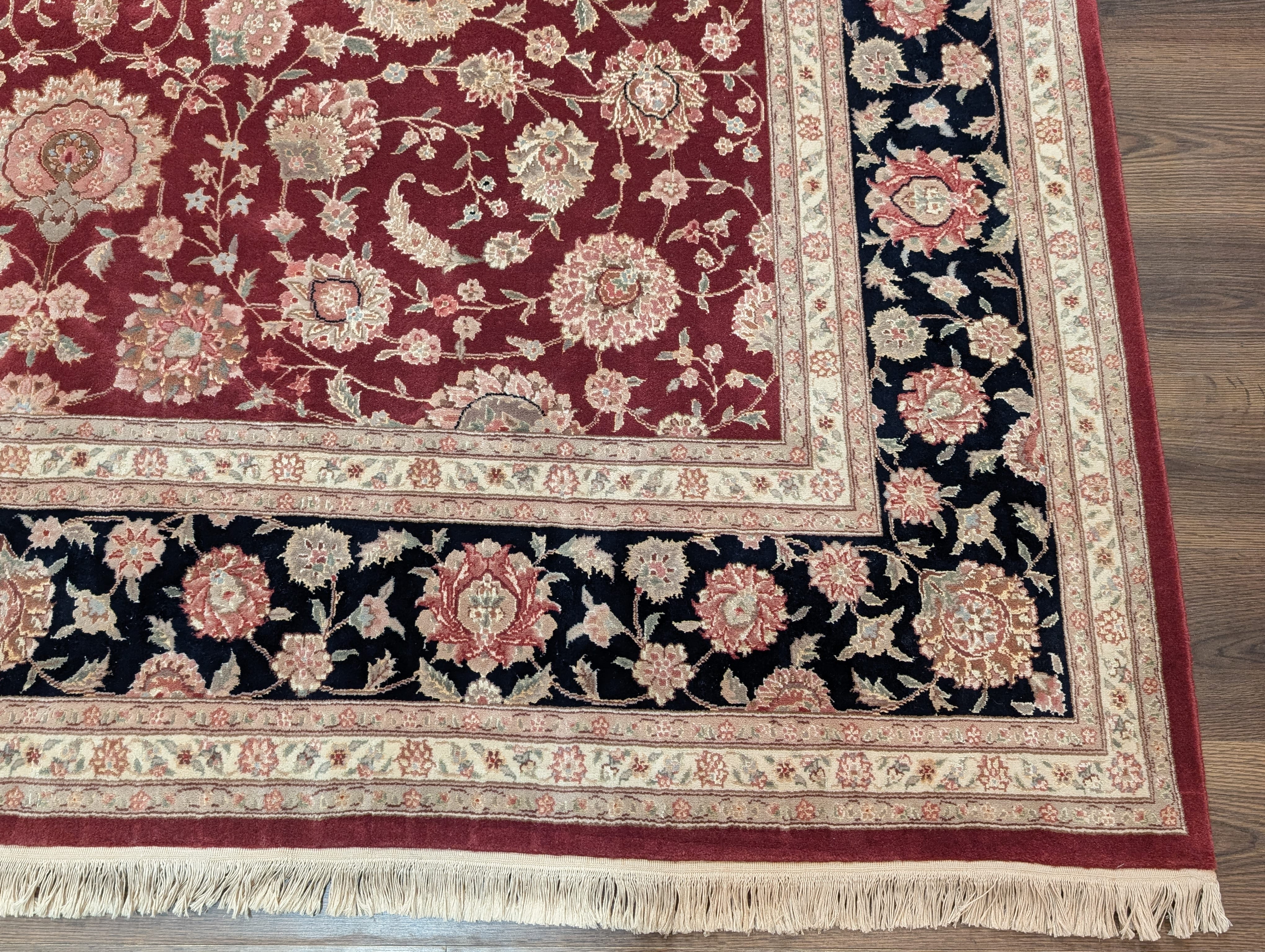 Pak Persian Rug 8x10, Allover Design, Hand-Knotted Wool Carpet, 200 KPSI - Jewel Rugs