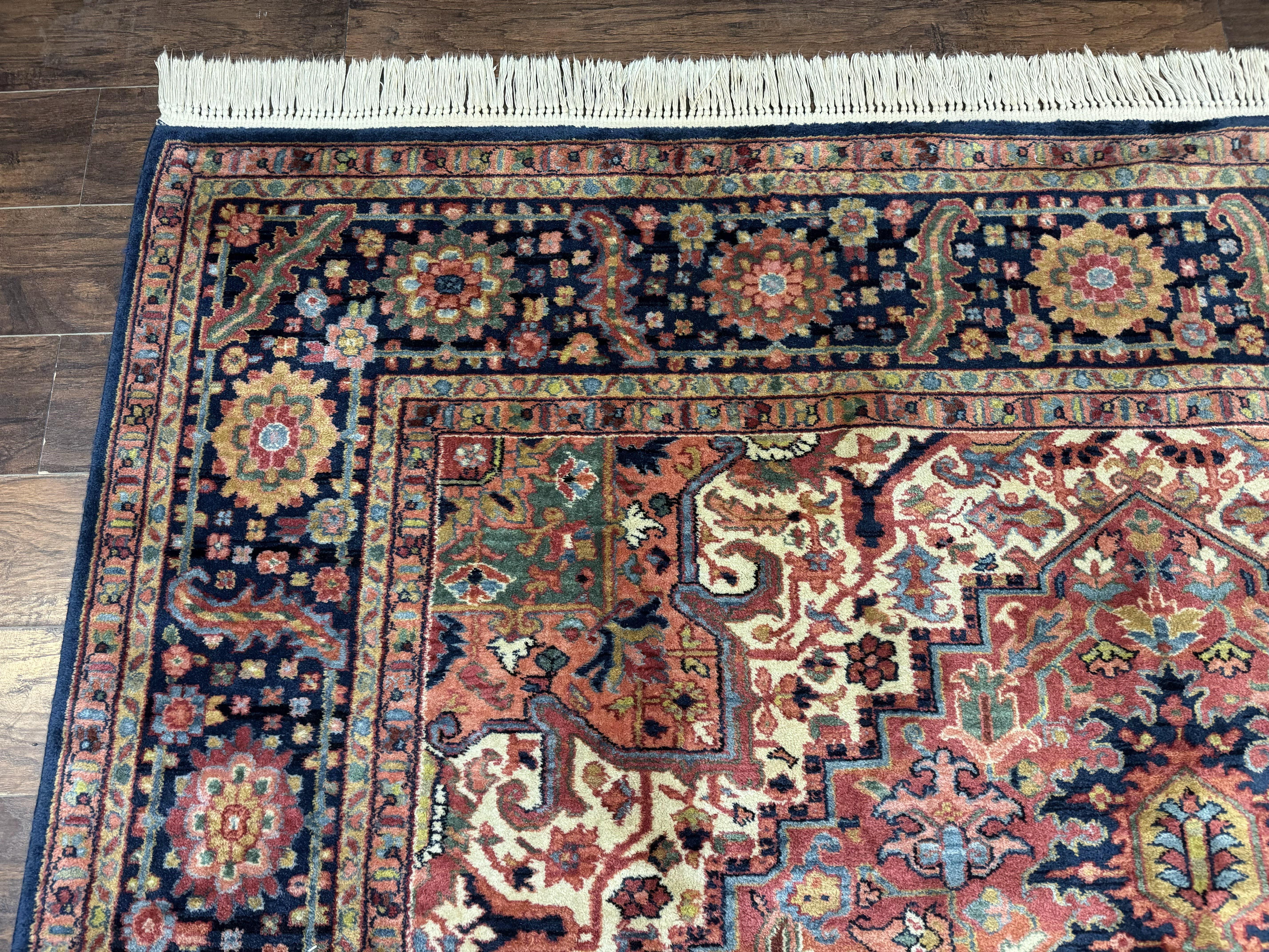 Karastan Heriz Rug 8.8 x 12, Vintage Karastan Wool Carpet, Heriz Pattern #726, Hard to Find Original 700 Series, Heriz Serapi Area Rug - Jewel Rugs