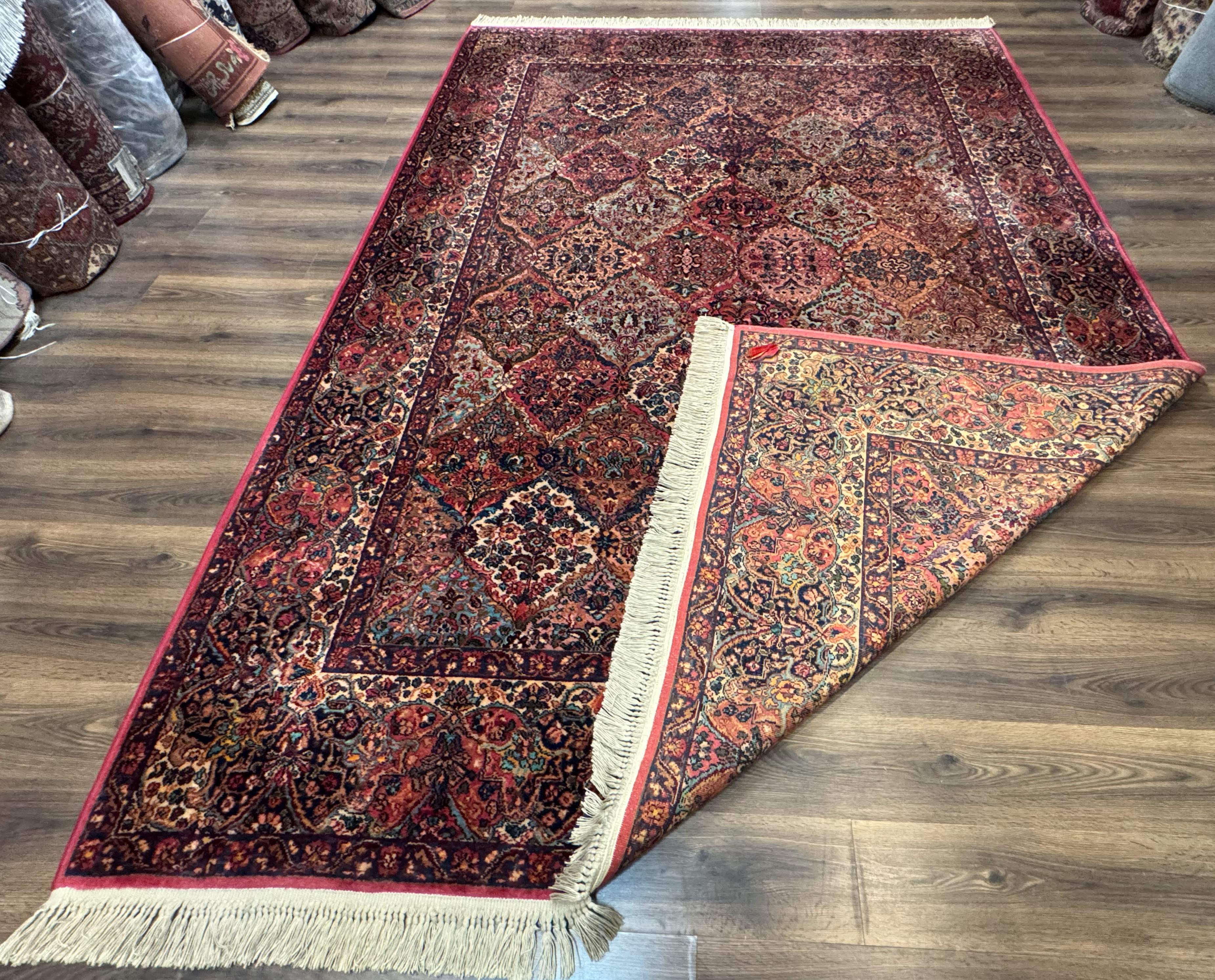 Karastan Multicolor Panel Kirman Rug #717, Wool Karastan Carpet 8.8 x 12 - Jewel Rugs