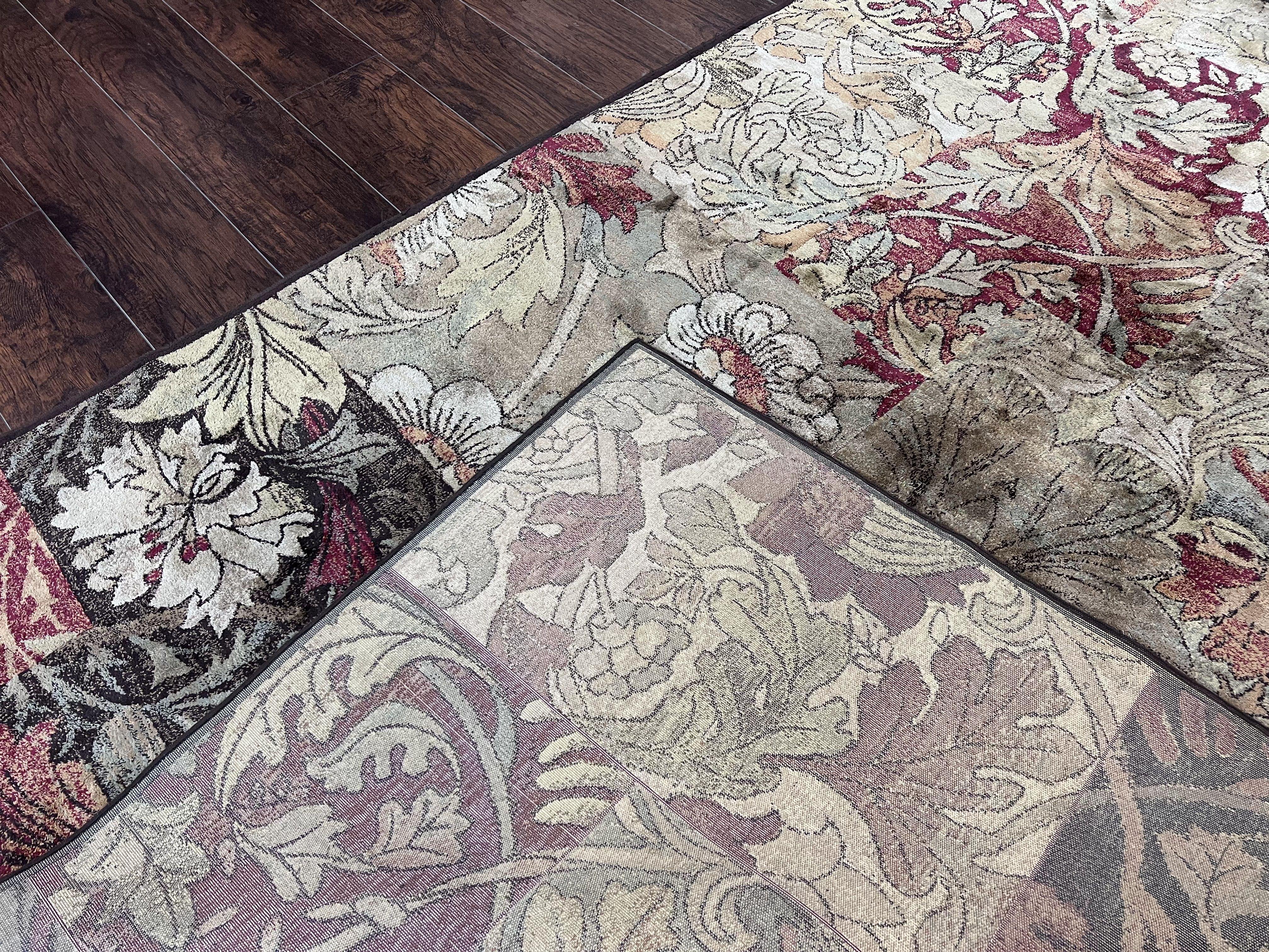 Modern Abstract Area Rug 5x7, Floral Design, Contemporary Carpet 5 x 7, Multicolor - Jewel Rugs