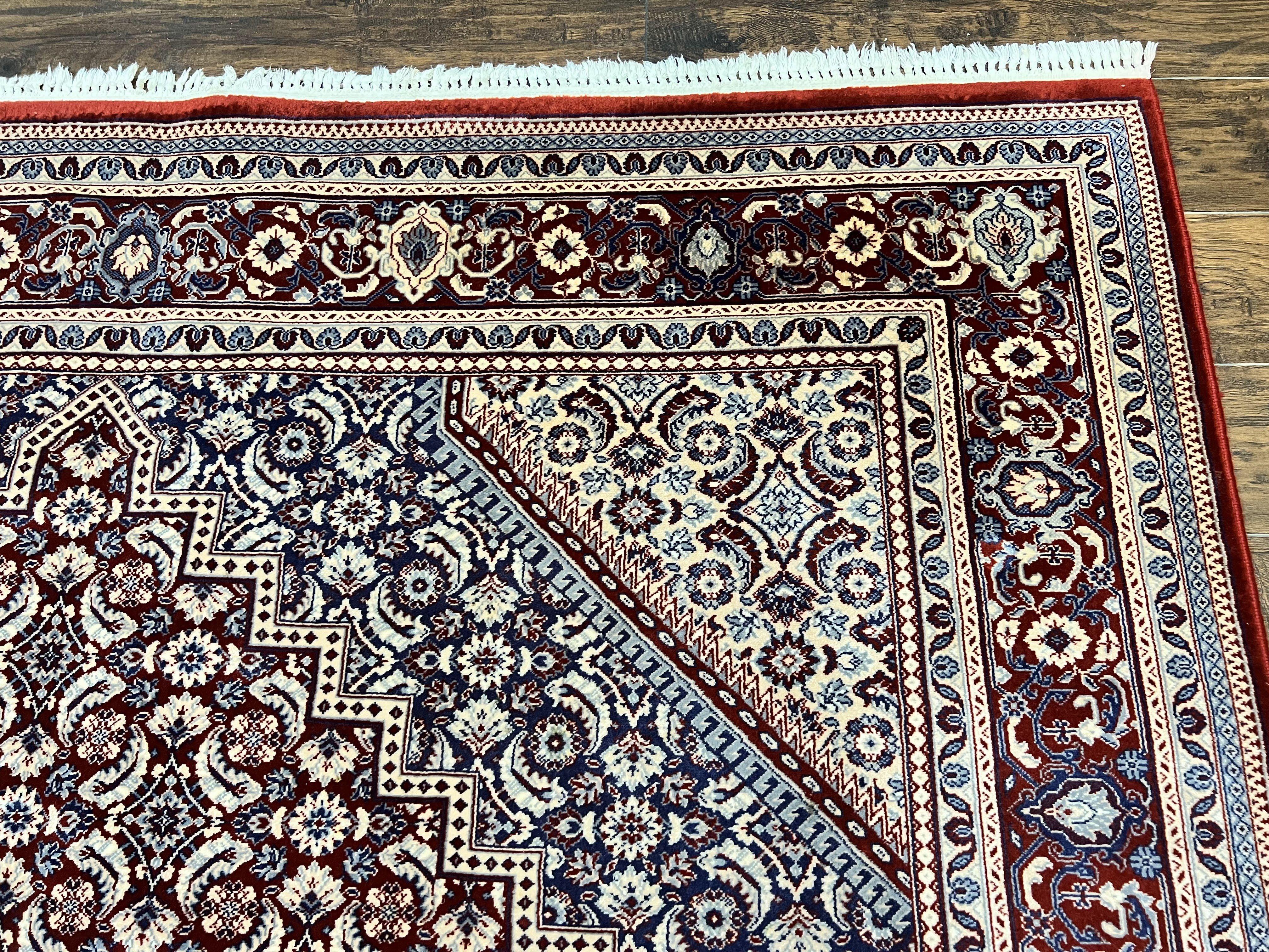 Karastan Rug 8x10, Kara Shah Red Bidjar, Belgium Power Loomed Rug, Wool Pile Karastan Rug, Vintage - Jewel Rugs