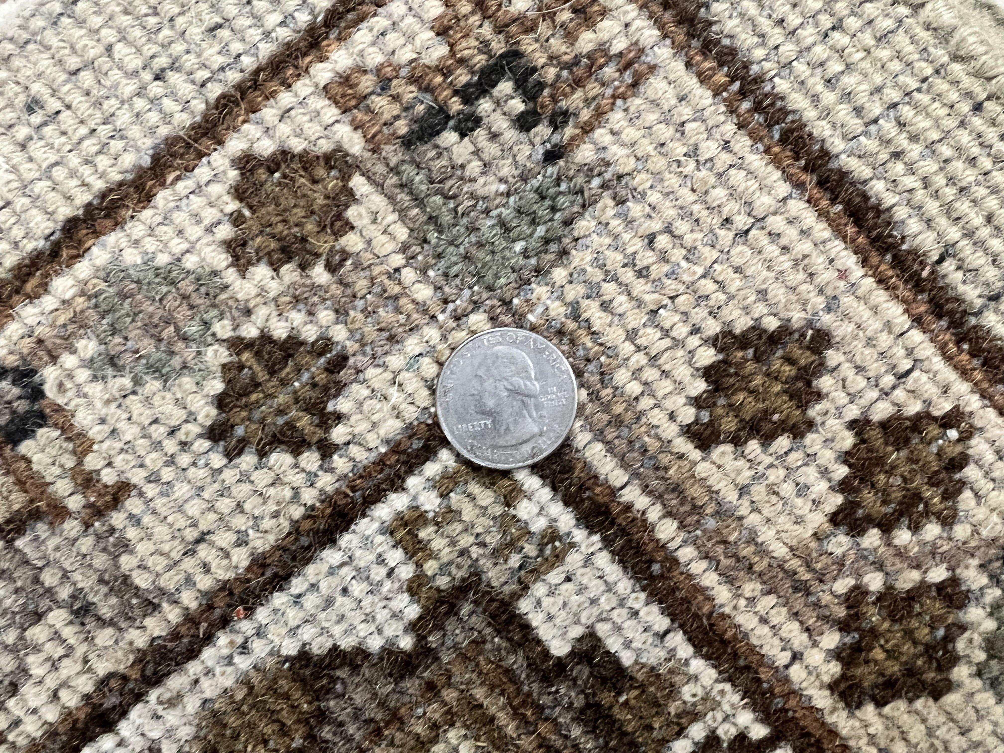 Indo Mahal Rug 6x9, Indian Carpet 6 x 9 ft, Light Green and Ivory, Floral Allover, Wool Oriental Carpet, Traditional Rug, Handmade - Jewel Rugs