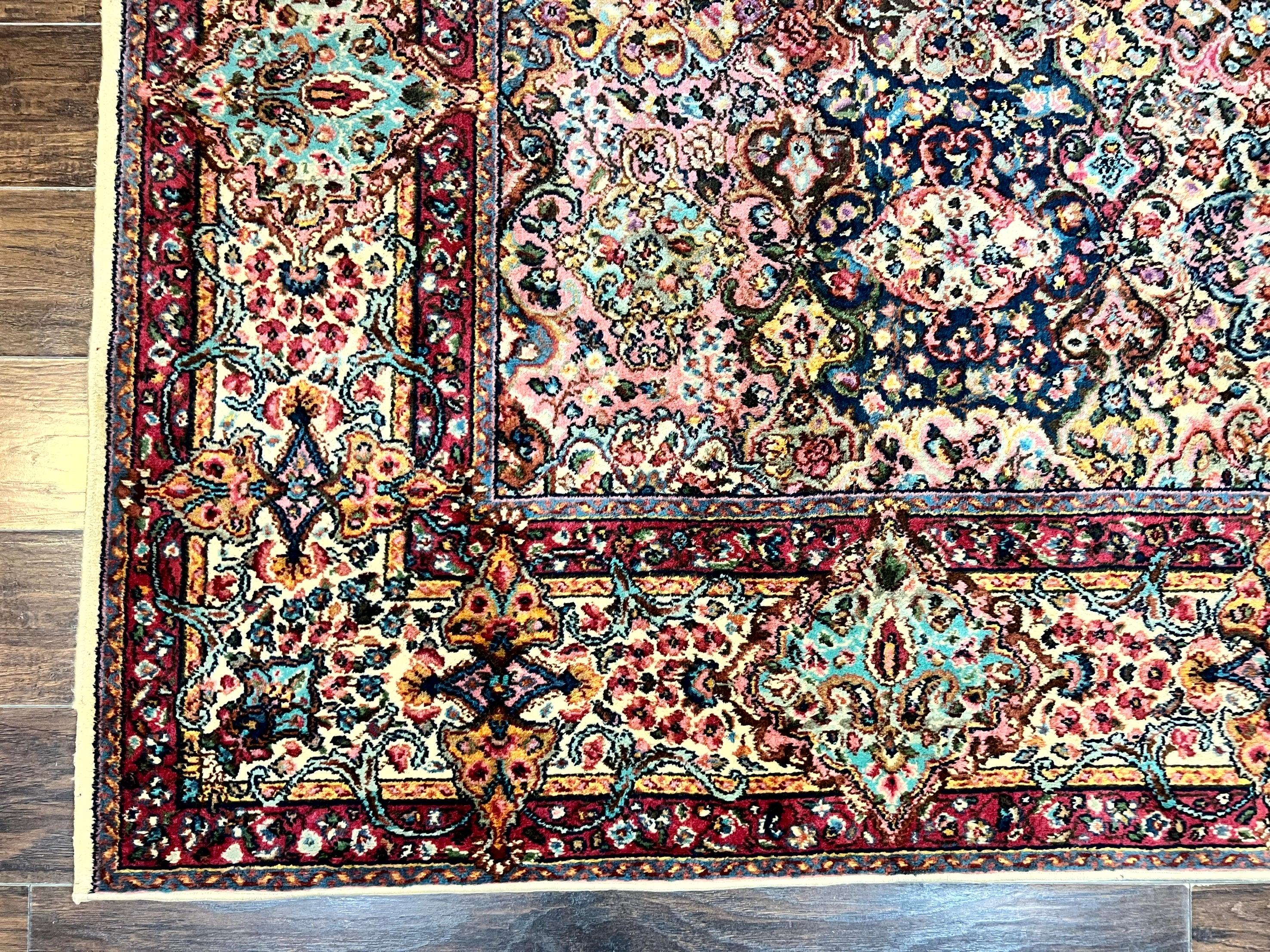 Karastan Rug 9x12 Lanamar Multicolor Panel Kirman #5514, Rare, Wool Karastan Carpet - Jewel Rugs