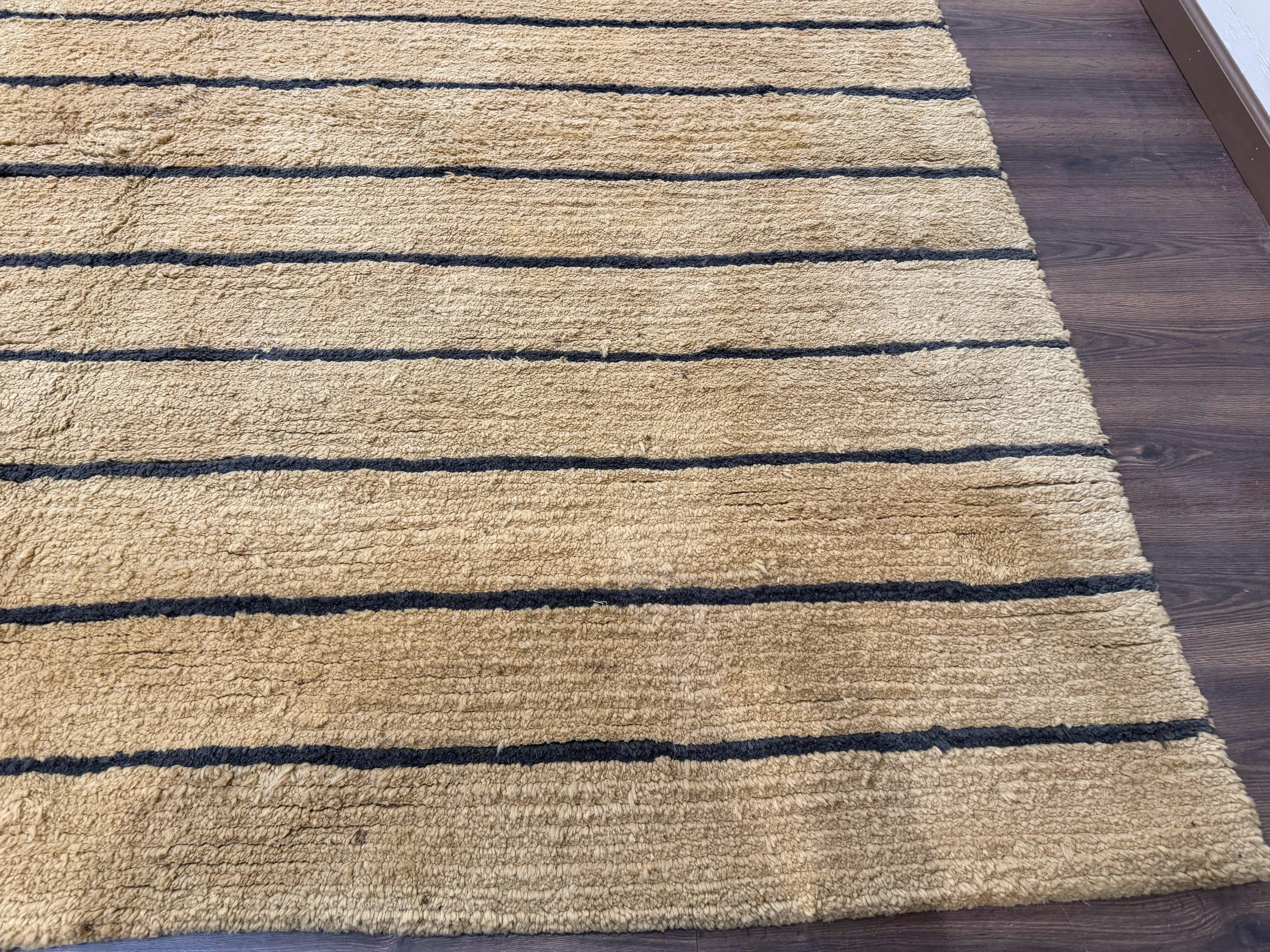 Modern Nepali Rug 13 x 15.6, Palace Size Wool Custom Made Rug, Tan, Large Nepali/Tibetan Carpet - Jewel Rugs