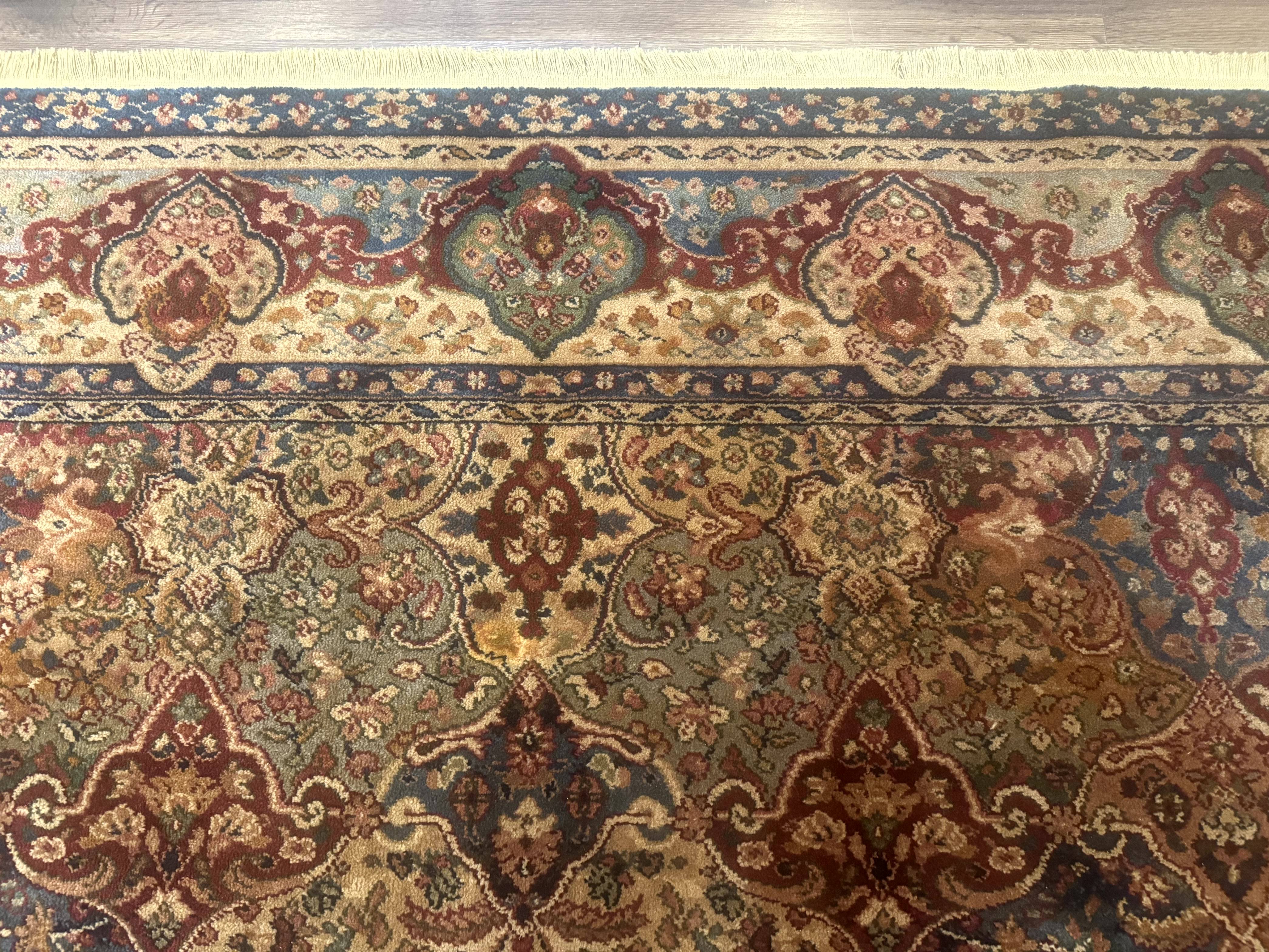 Karastan Rug 8.8 x 10, Samovar Teawash Kirman Panel #900-902, Wool Pile Vintage, Rare - Jewel Rugs