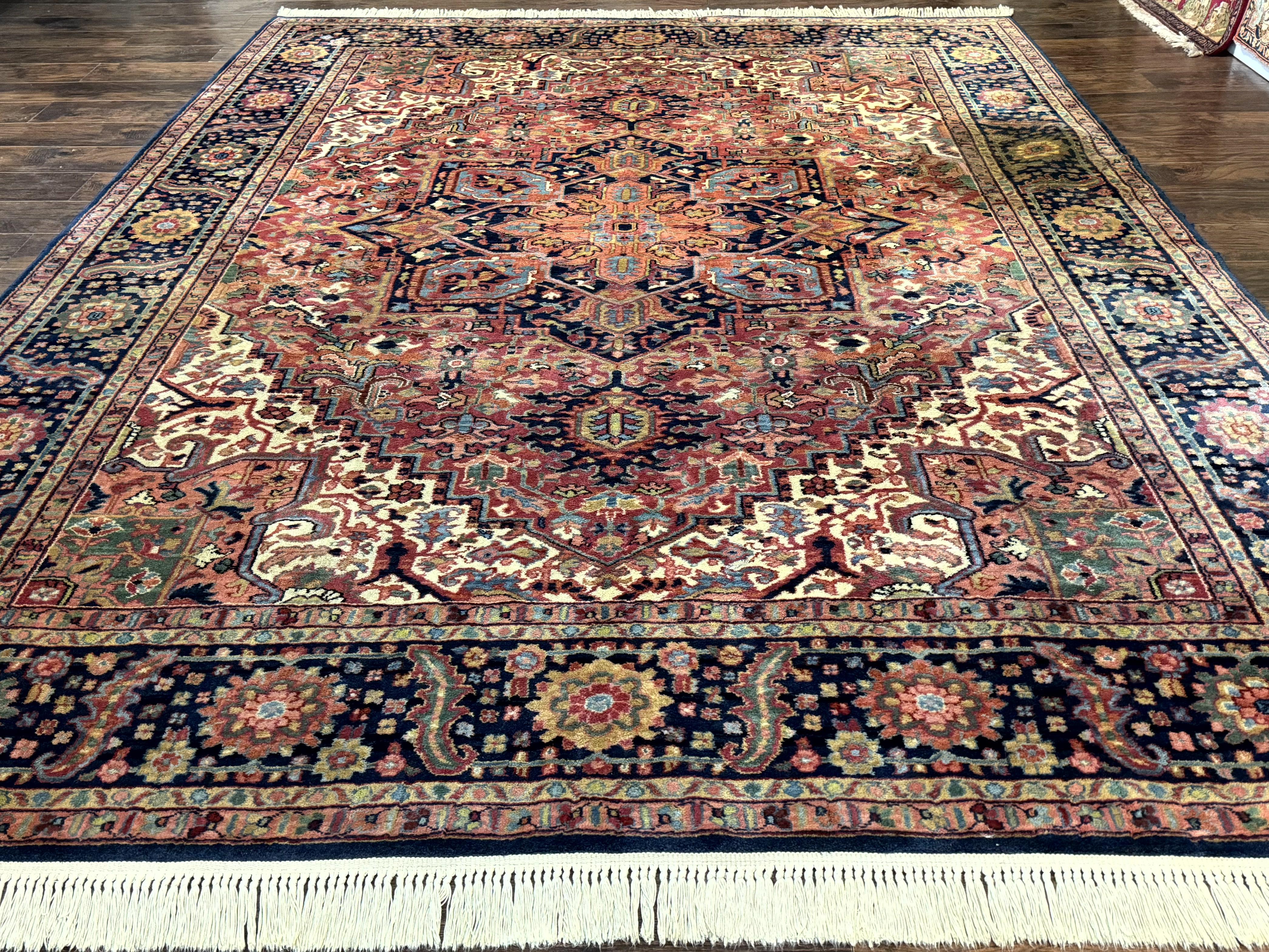 Karastan Heriz Rug 8.8 x 12, Vintage Karastan Wool Carpet, Heriz Pattern #726, Hard to Find Original 700 Series, Heriz Serapi Area Rug - Jewel Rugs