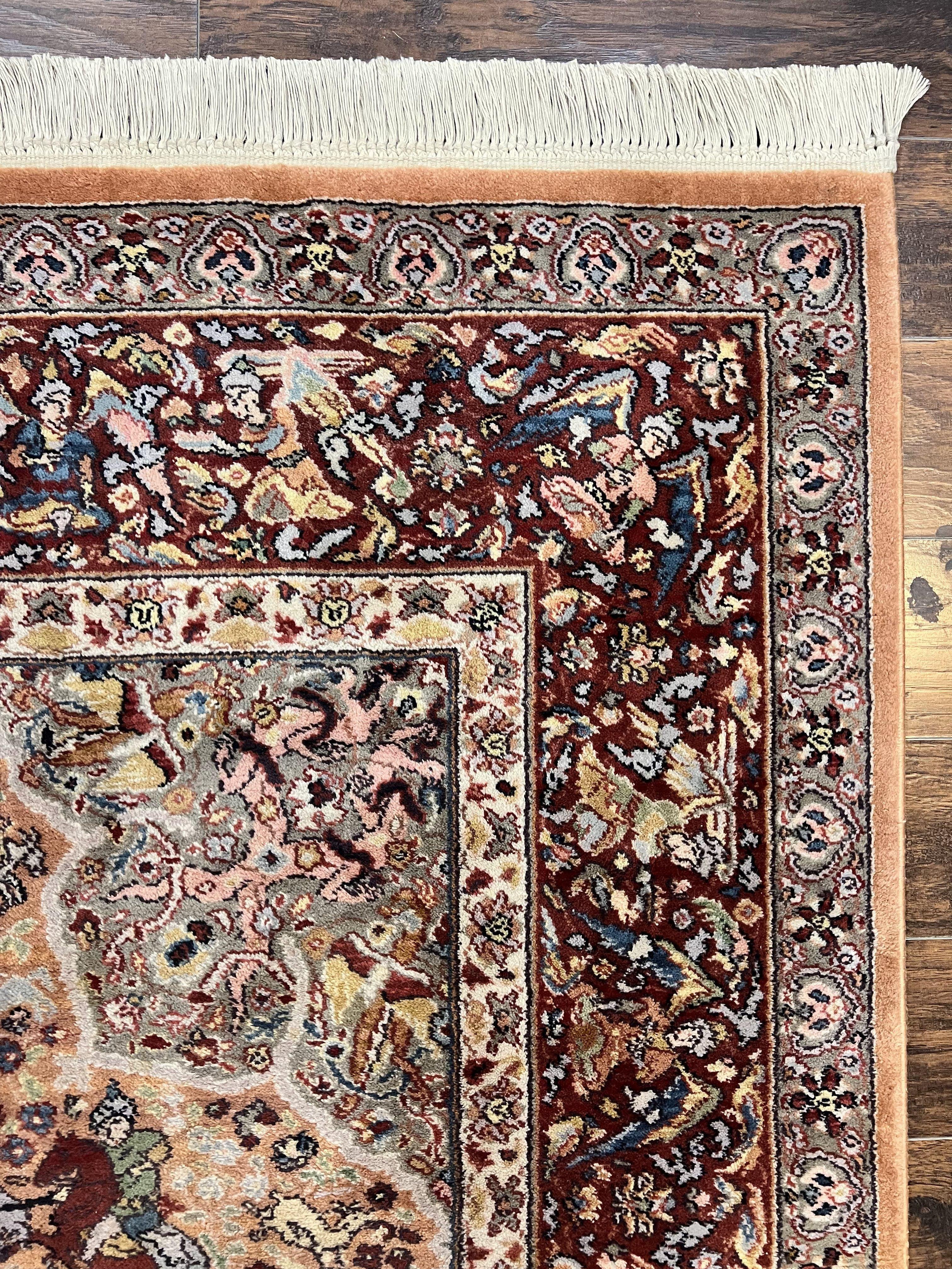 Karastan Rug 8.8 x 12 Persian Hunting Rug #723, Wool Pile Karastan Area Rug, Discontinued Original 700 Series Karastan Carpet, Room Sized - Jewel Rugs