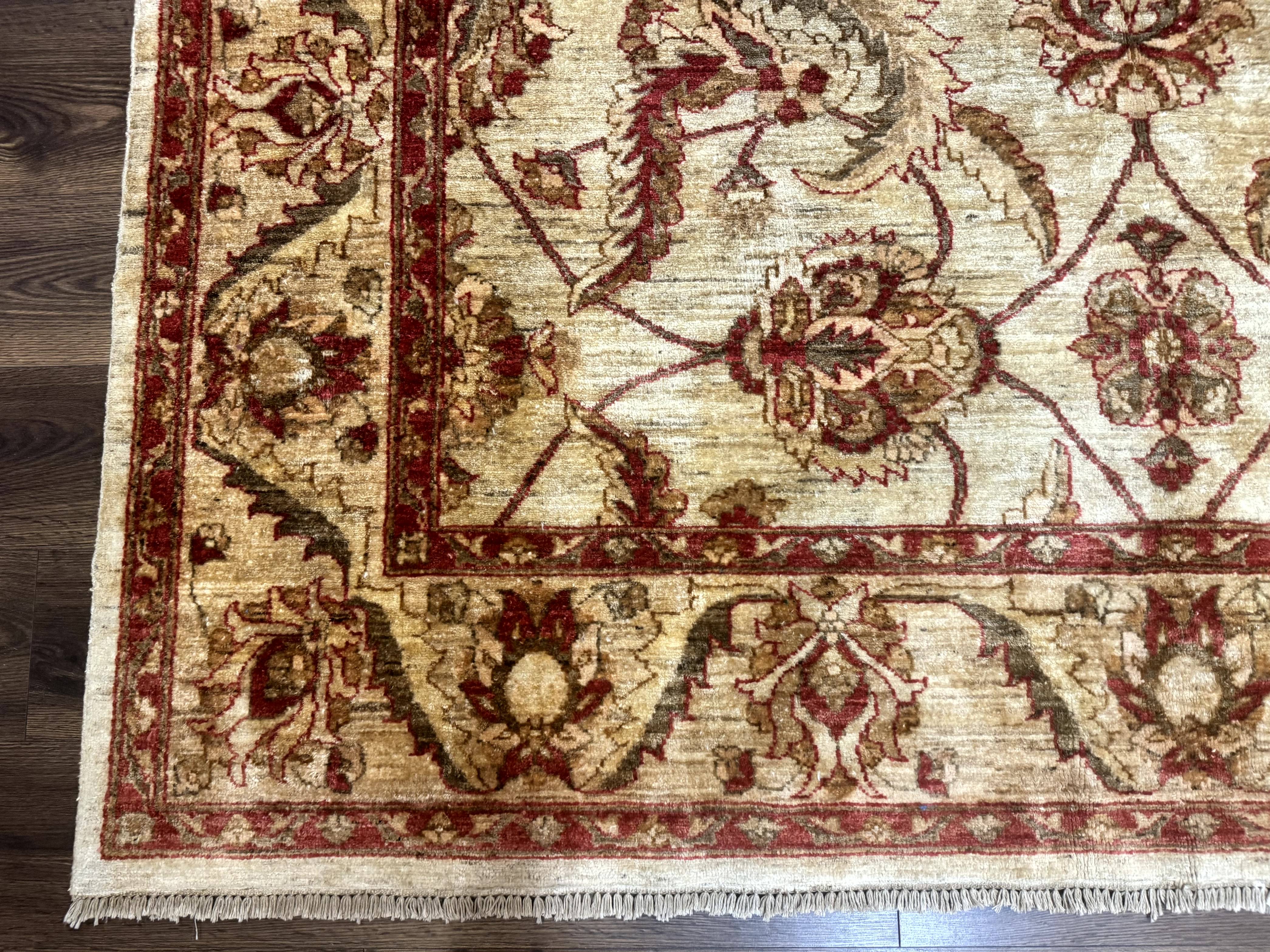 Indian Mahal Rug 7x9, Traditional Wool Carpet - Jewel Rugs