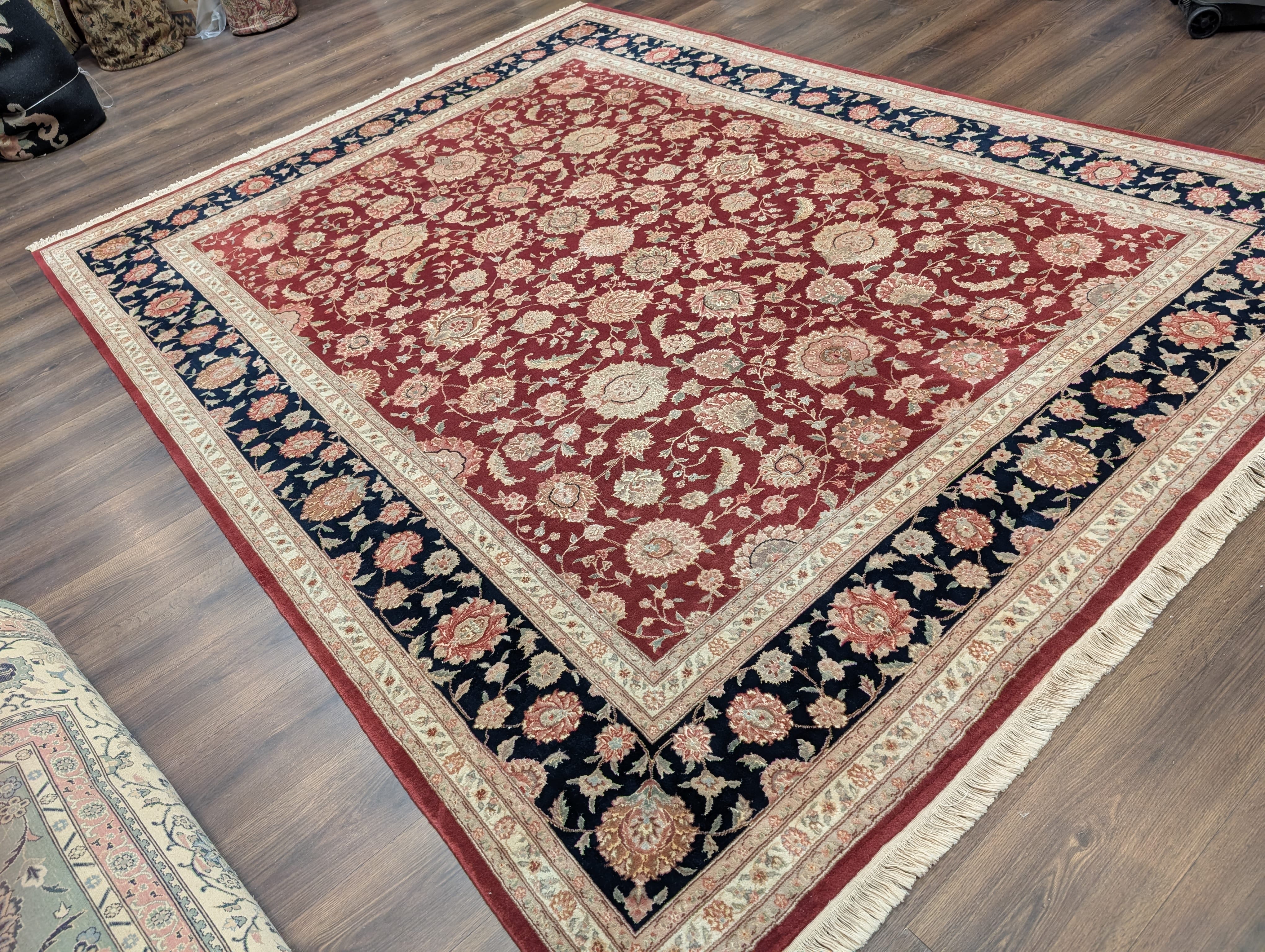 Pak Persian Rug 8x10, Allover Design, Hand-Knotted Wool Carpet, 200 KPSI - Jewel Rugs