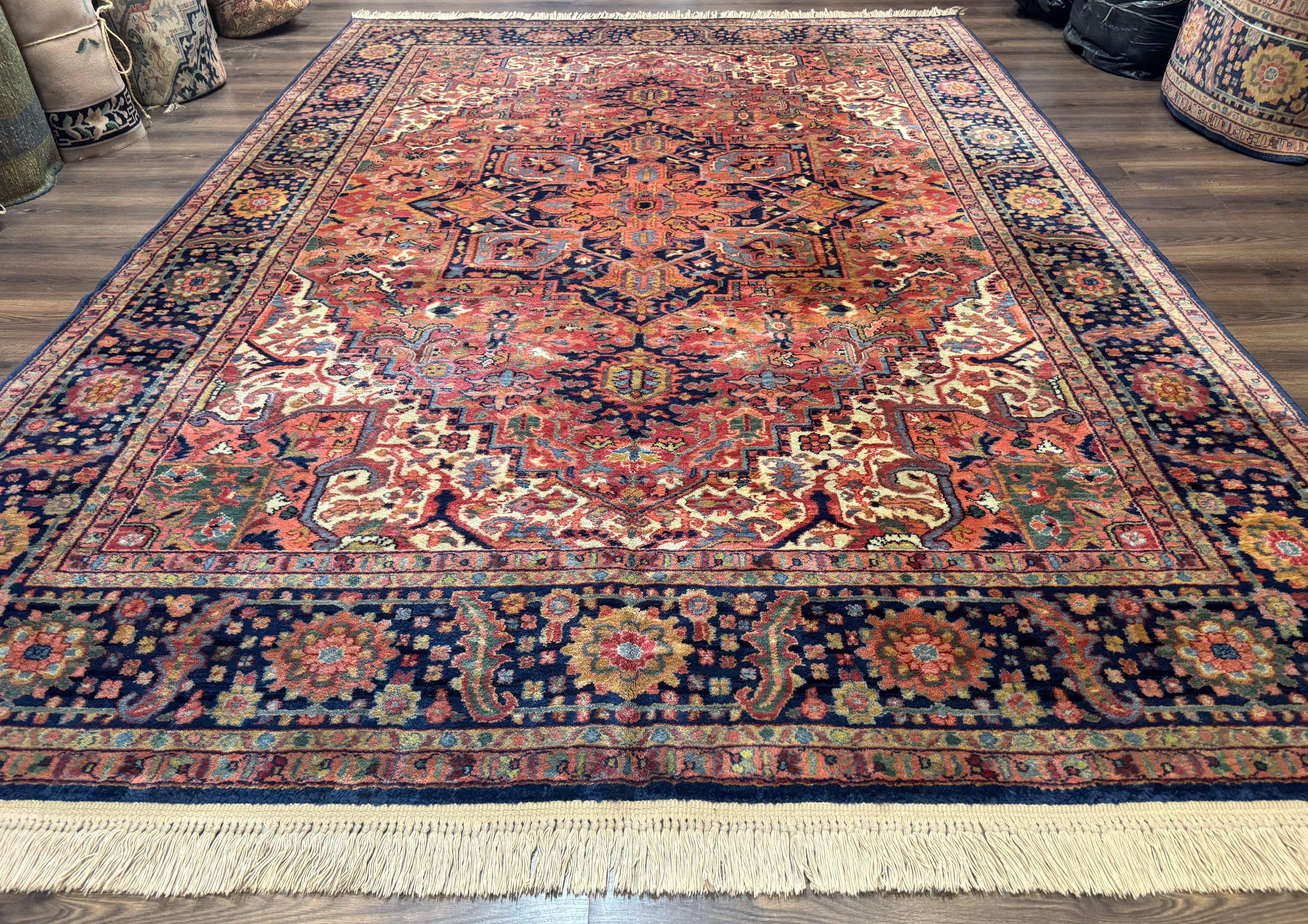 Karastan Rug 8.8 x 12 Heriz #726 Wool Pile Original 700 Series Rare - Jewel Rugs