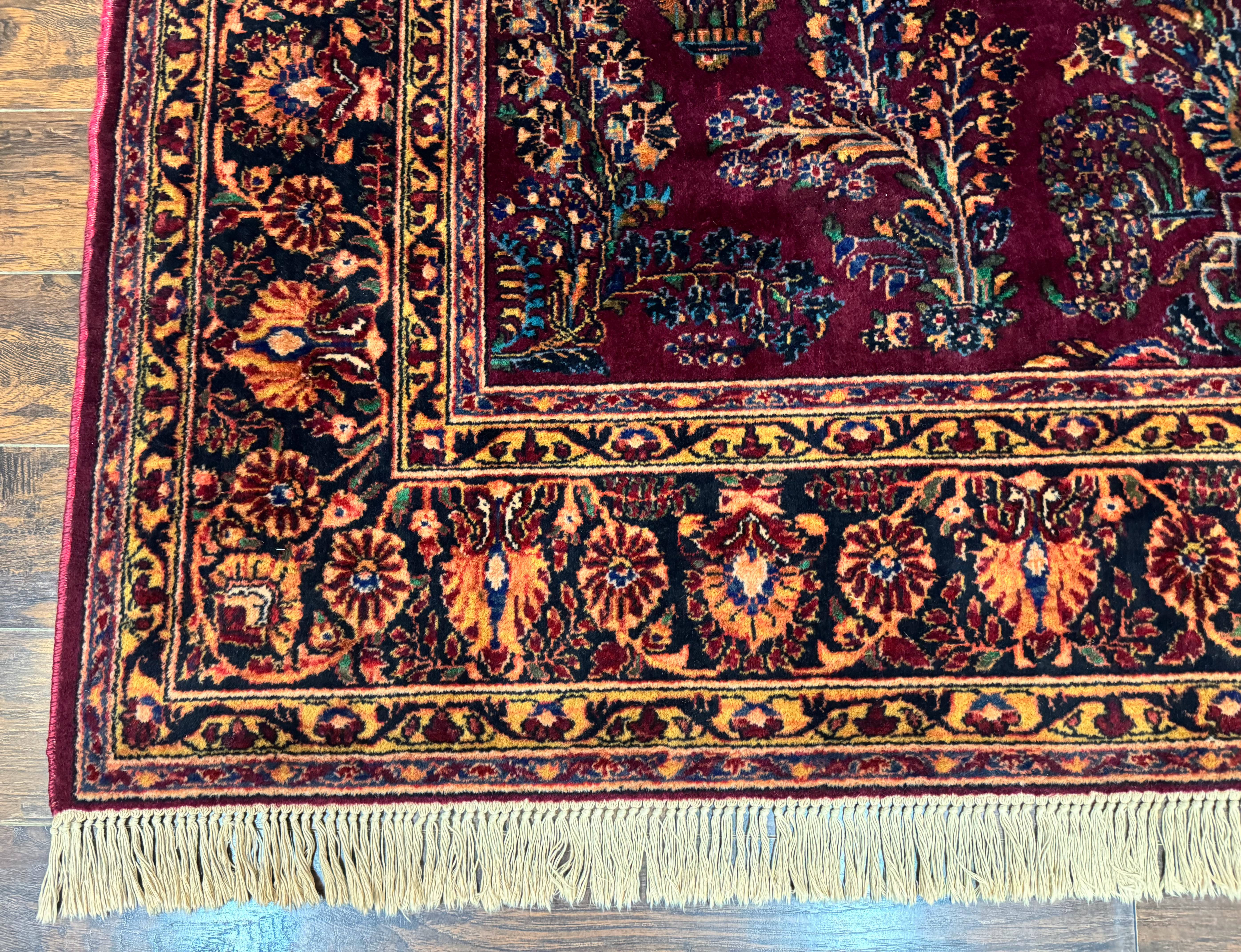 Antique Karastan Rug 8.6 x 12, Wool Pile, Vintage Discontinued Karastan Sarouk Lanamar - Jewel Rugs