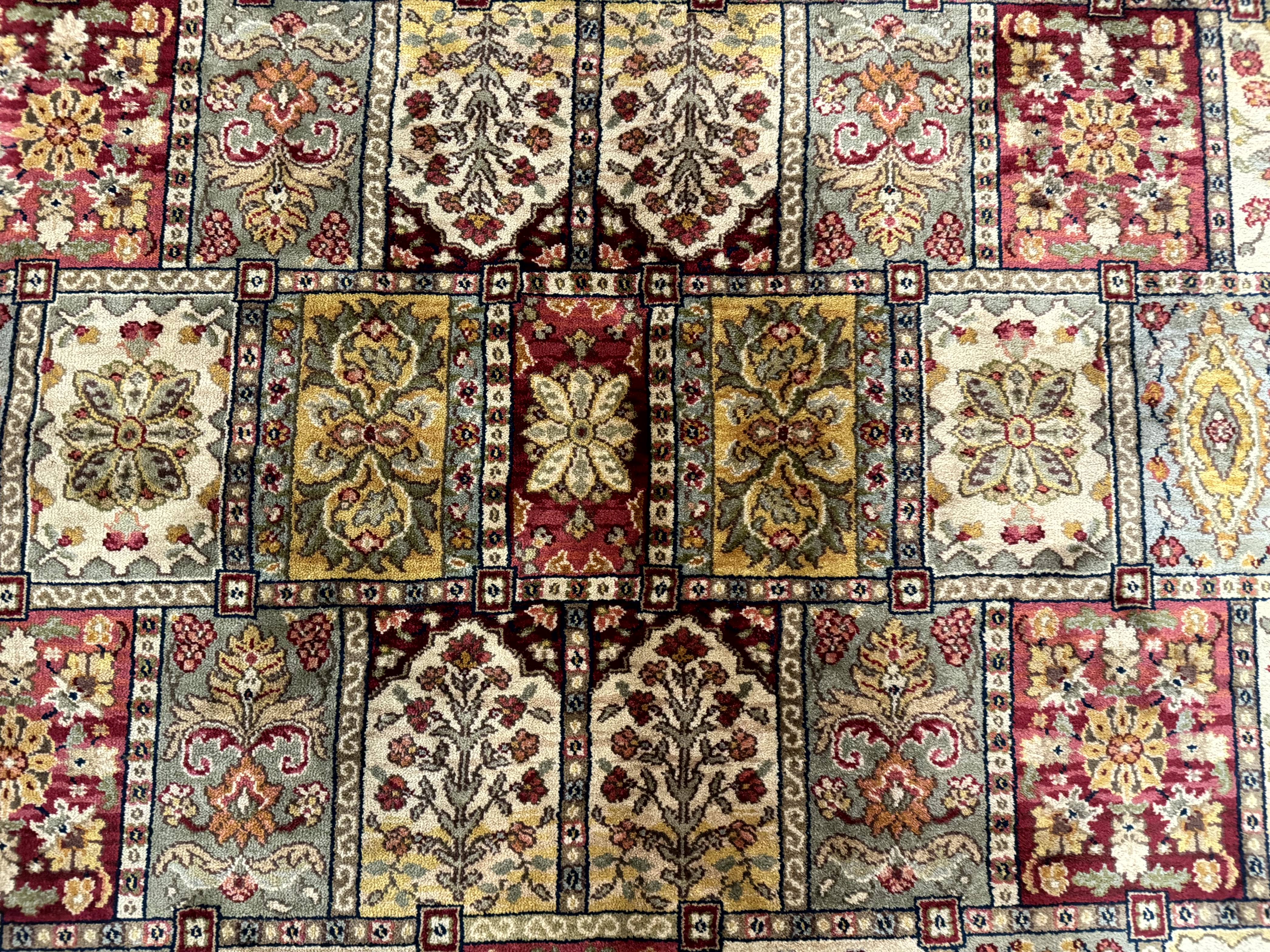 Karastan Bakhtiyari Rug 8.8 x 10, Antique Legends Karastan Wool Carpet #2200-202, Multicolor Panel - Jewel Rugs
