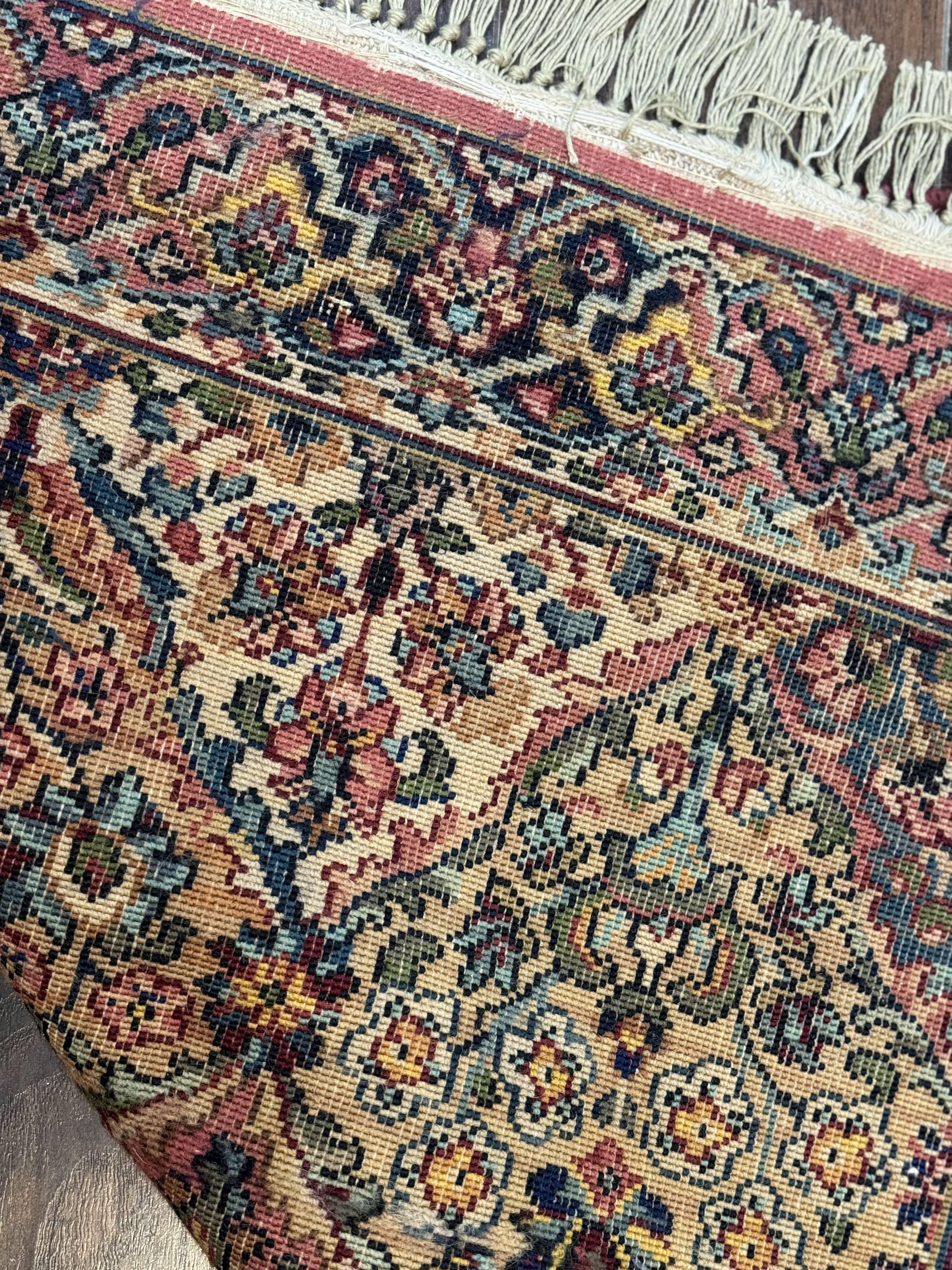 Karastan Runner Rug 3x16, Multicolor Panel Kirman #717, Rare Hard to Find Discontinued Wool Pile Karastan, 700 Series Karastan Runner 3 x 16 - Jewel Rugs